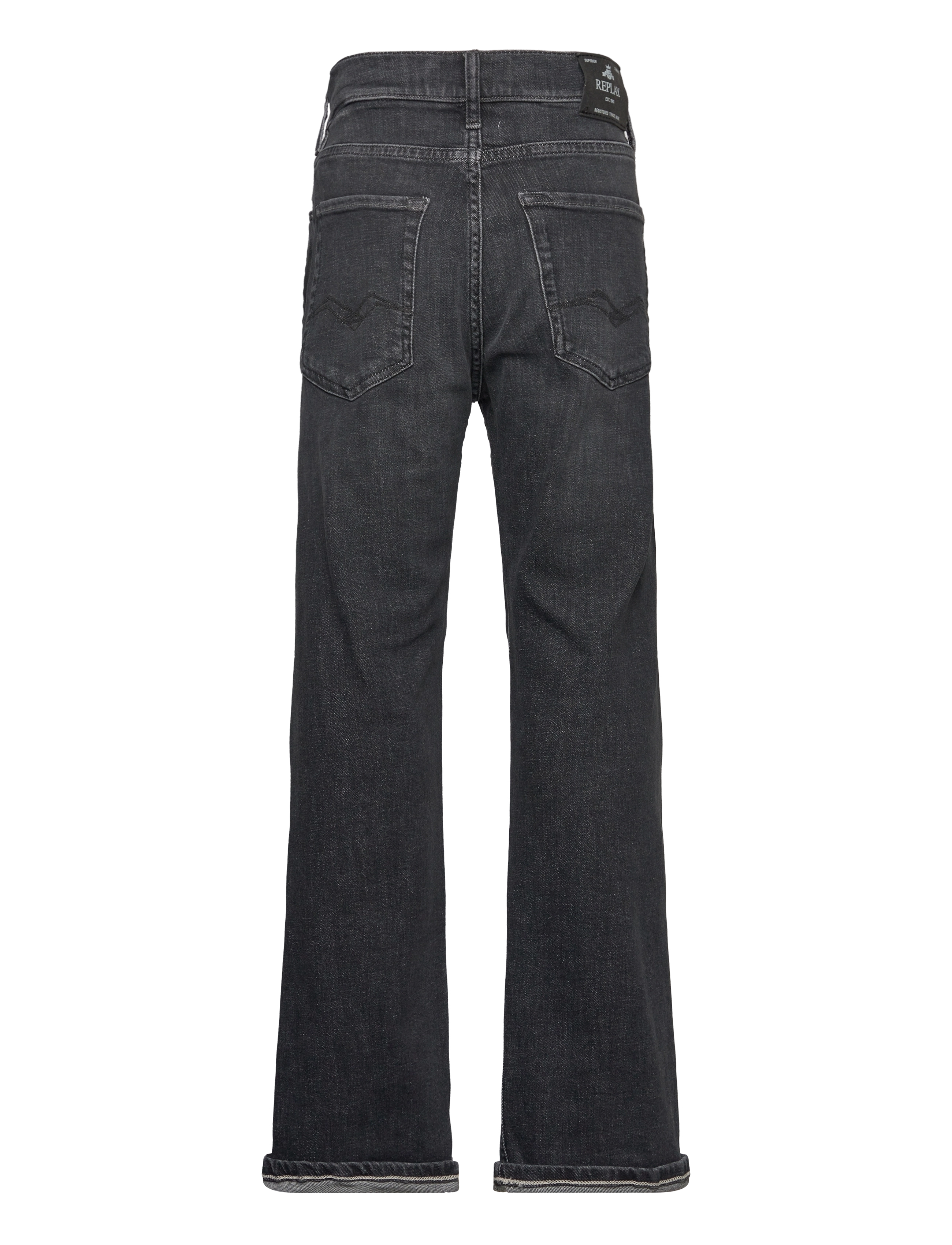 Replay - THAD Trousers BOYFRIEND - jeans - grey - 1