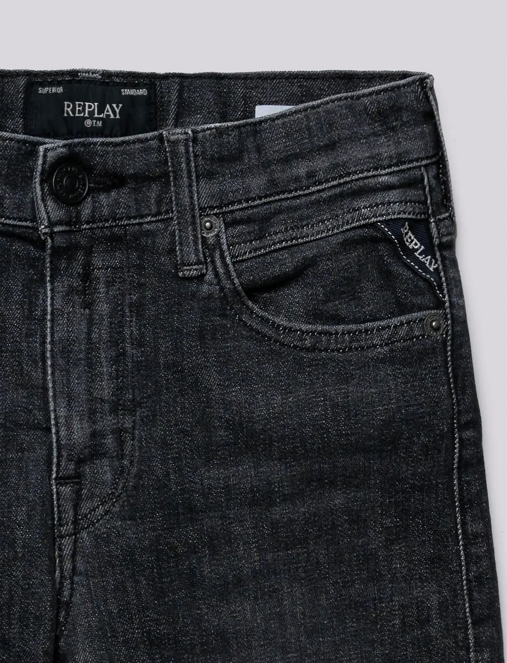 Replay - THAD Trousers BOYFRIEND - vida jeans - grey - 2