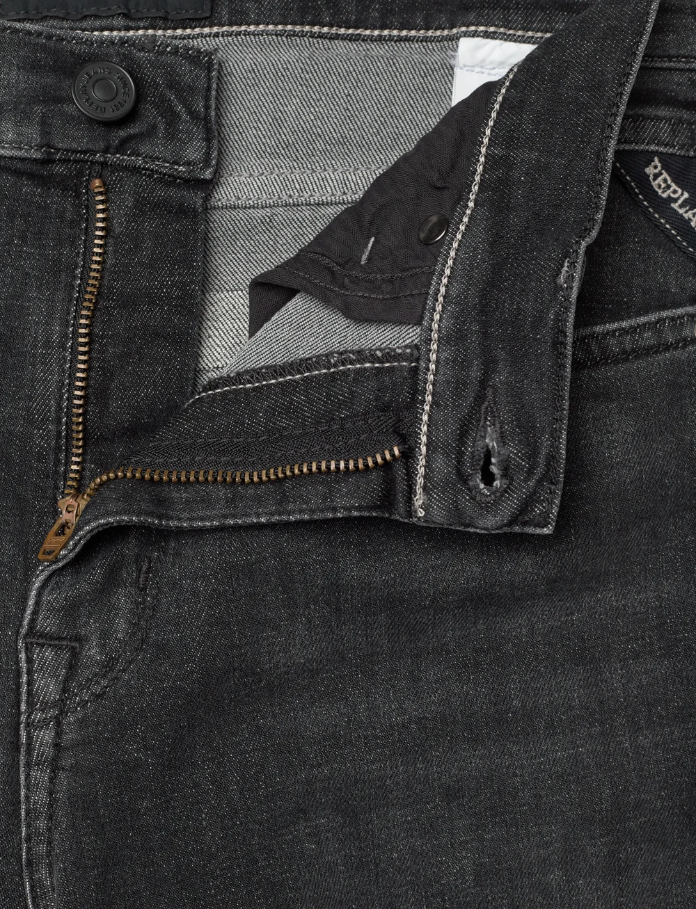 Replay - THAD Trousers BOYFRIEND - vida jeans - grey - 4