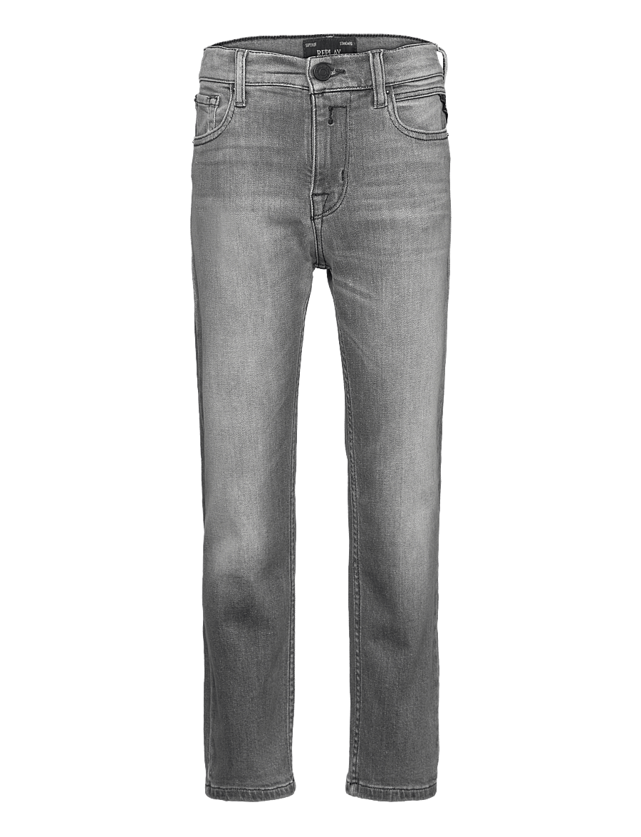 Replay - THAD Trousers BOYFRIEND - rúmar gallabuxur - grey - 0