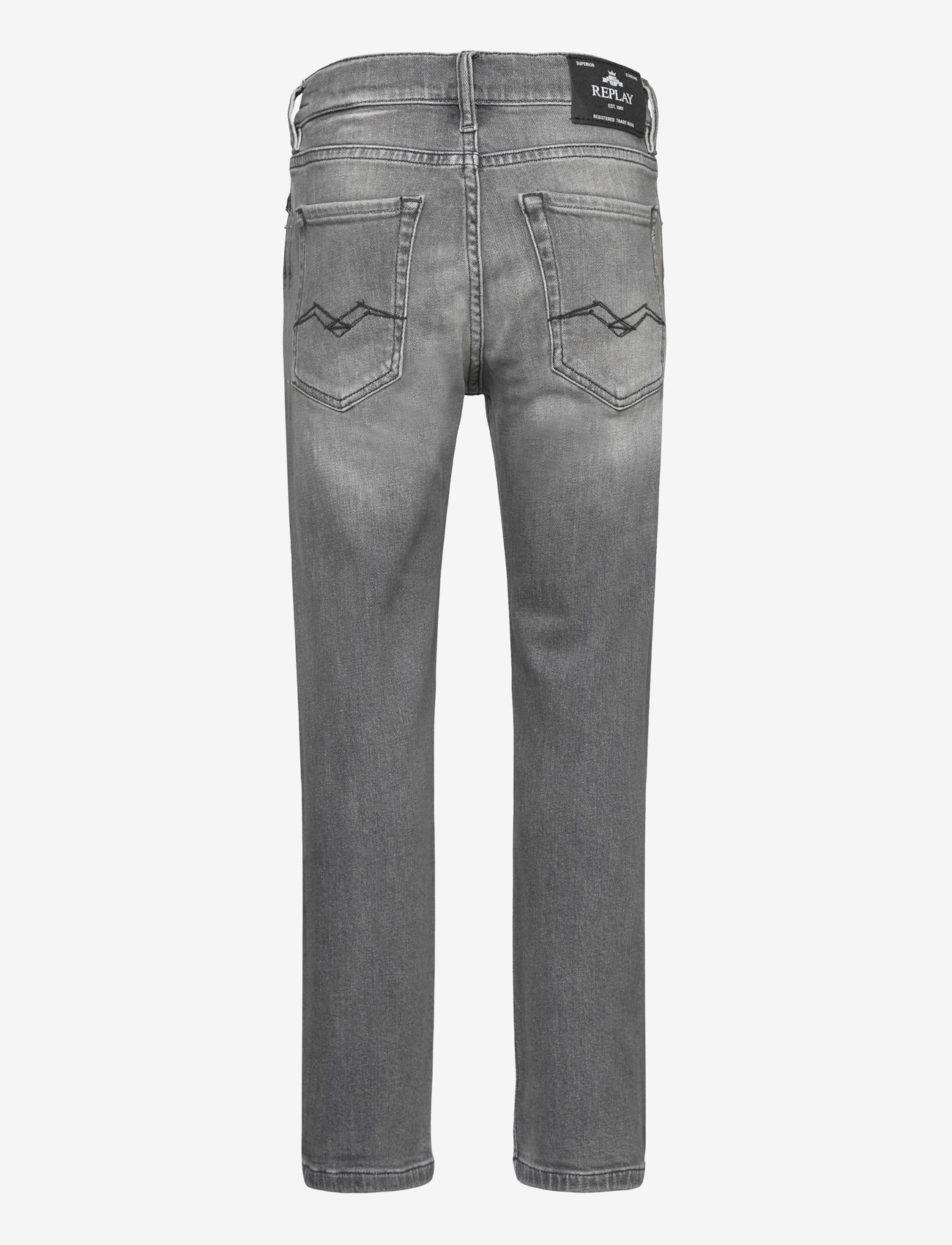 Replay - THAD Trousers BOYFRIEND - loose jeans - grey - 1