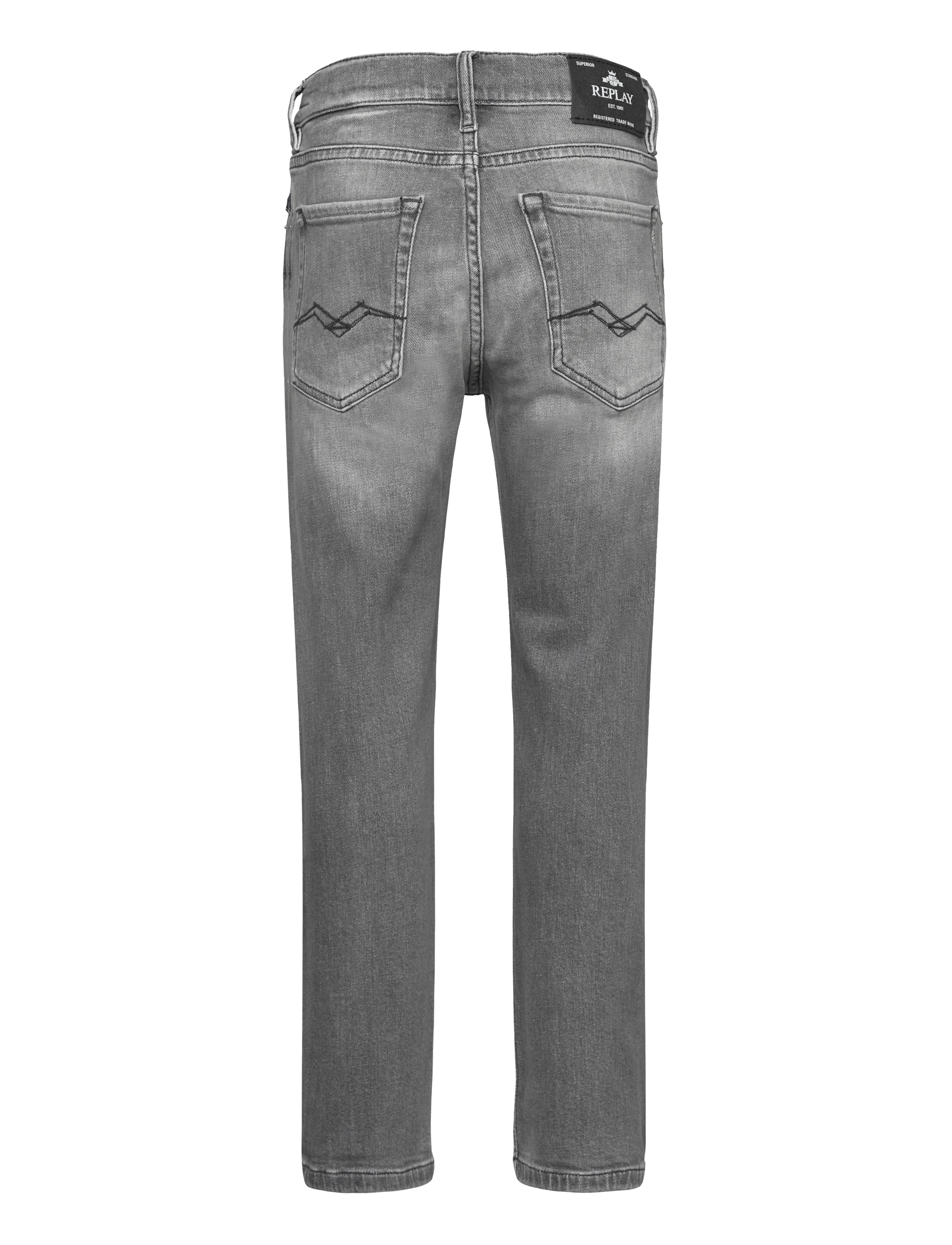 Replay - THAD Trousers BOYFRIEND - džinsi ar platiem galiem - grey - 1