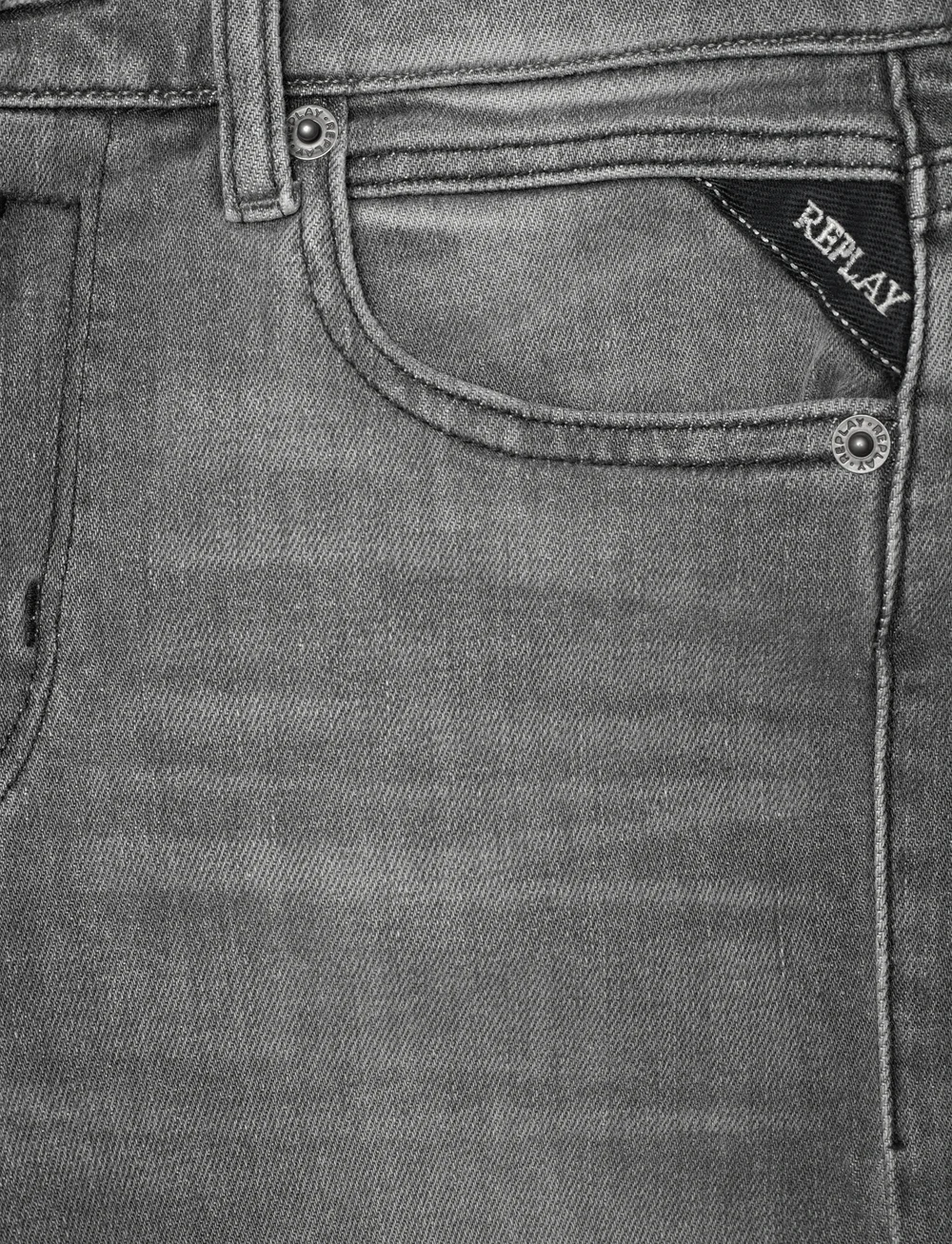 Replay - THAD Trousers BOYFRIEND - loose jeans - grey - 3