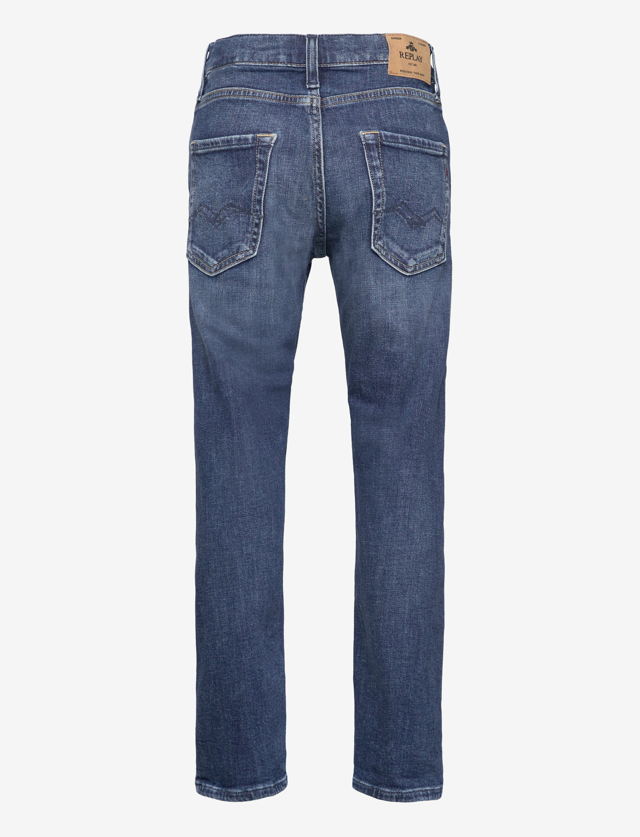 Replay - THAD Trousers BOYFRIEND - loose jeans - blue - 1