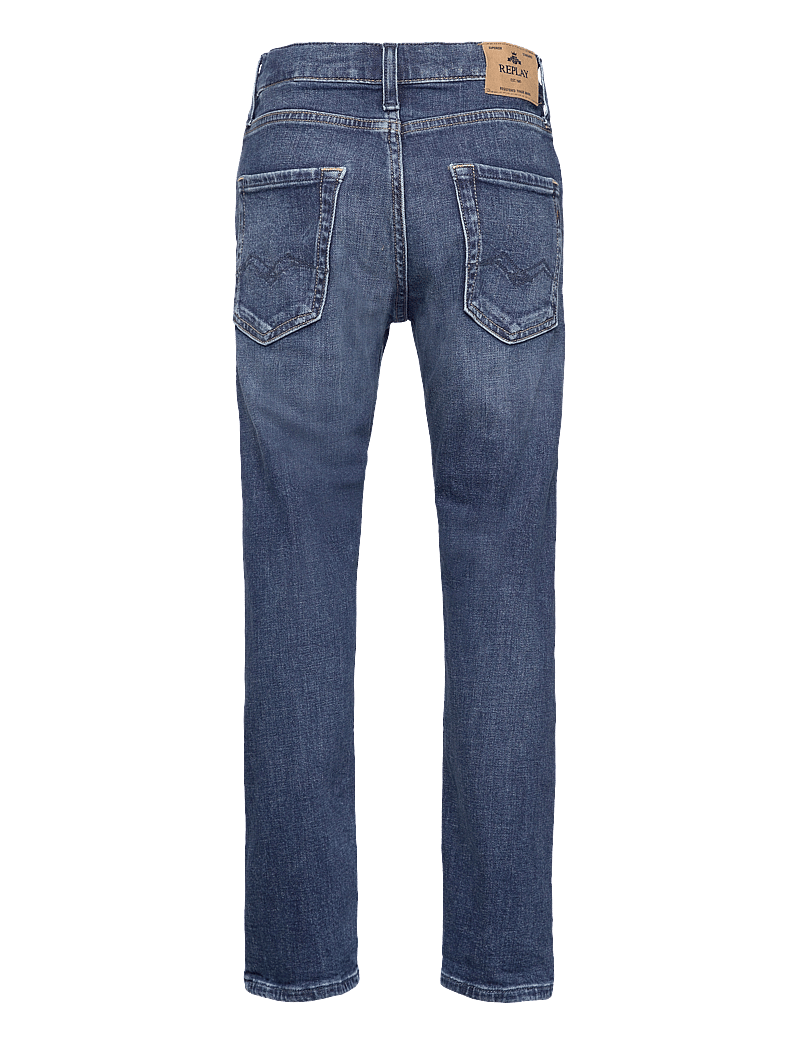 Replay - THAD Trousers BOYFRIEND - loose jeans - blue - 1