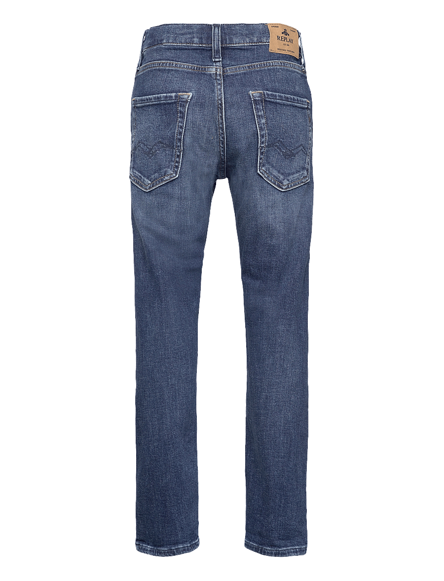 Replay - THAD Trousers BOYFRIEND - loose jeans - blue - 1