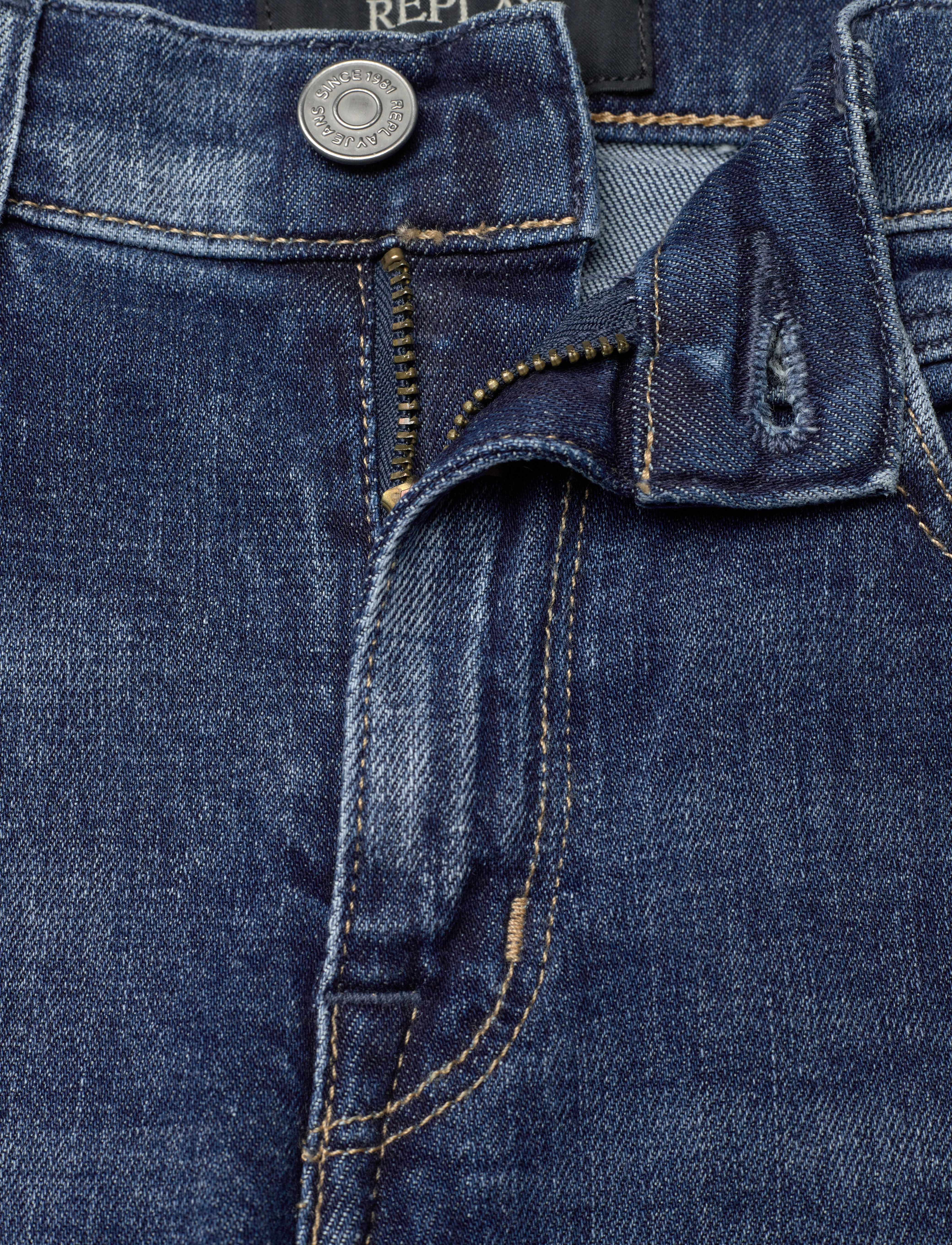 Replay - THAD Trousers BOYFRIEND - loose jeans - blue - 3
