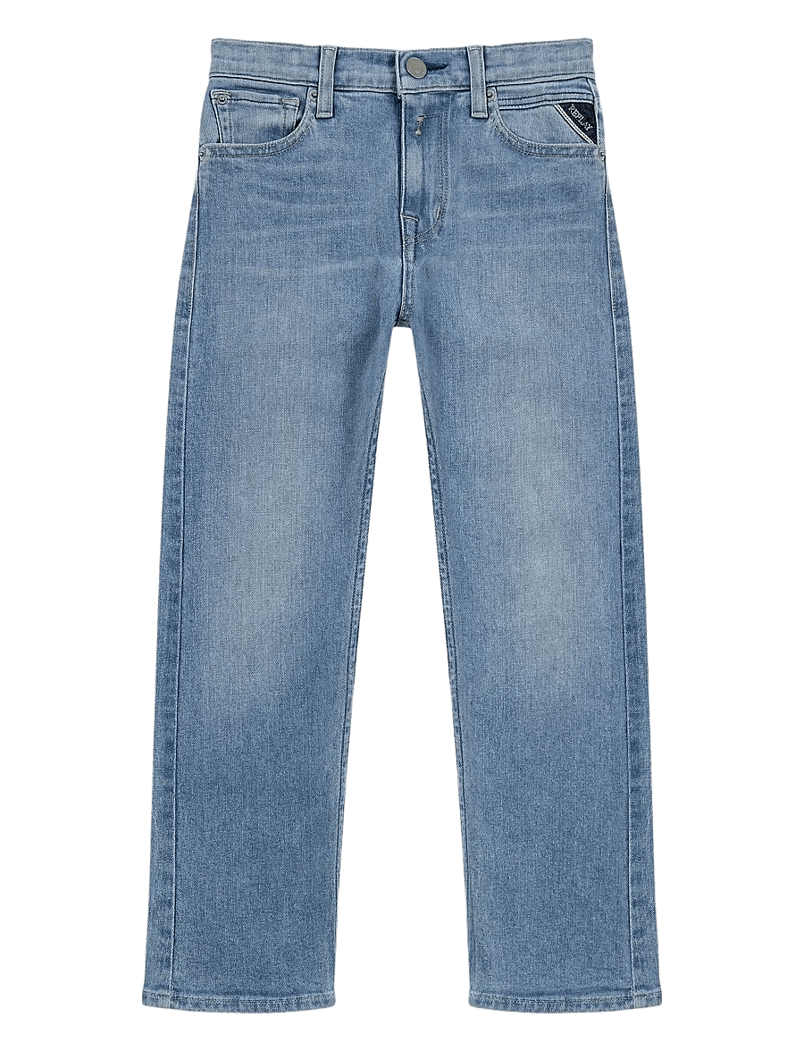 Replay - THAD REGULAR DENIM Trousers - regular jeans - blue - 0