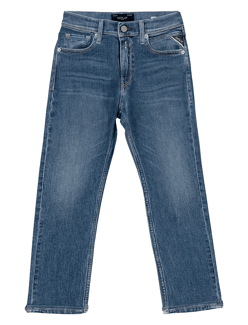 Replay - THAD Trousers REGULAR - regular jeans - medium blue - 0