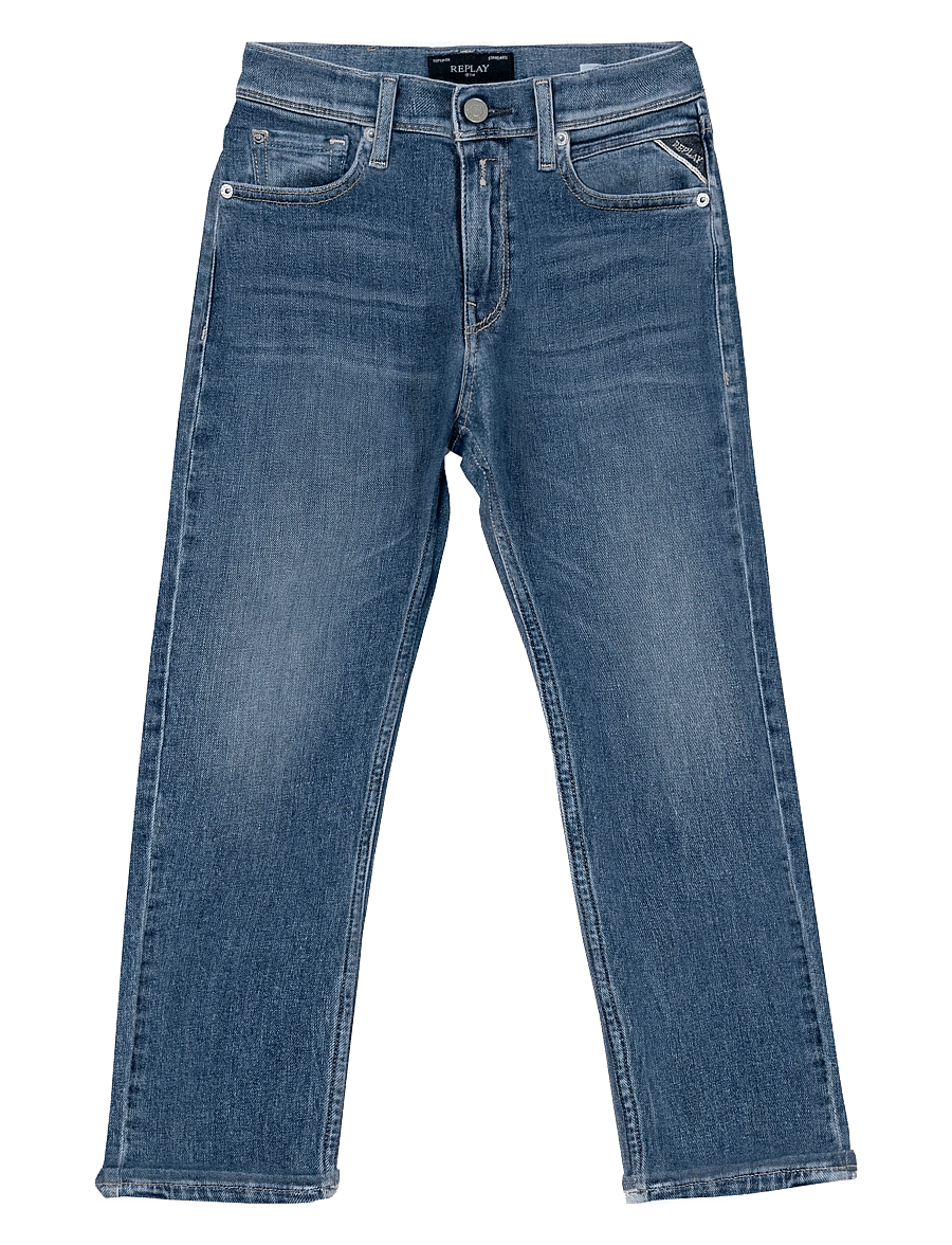 Replay - THAD Trousers REGULAR - regular jeans - medium blue - 0