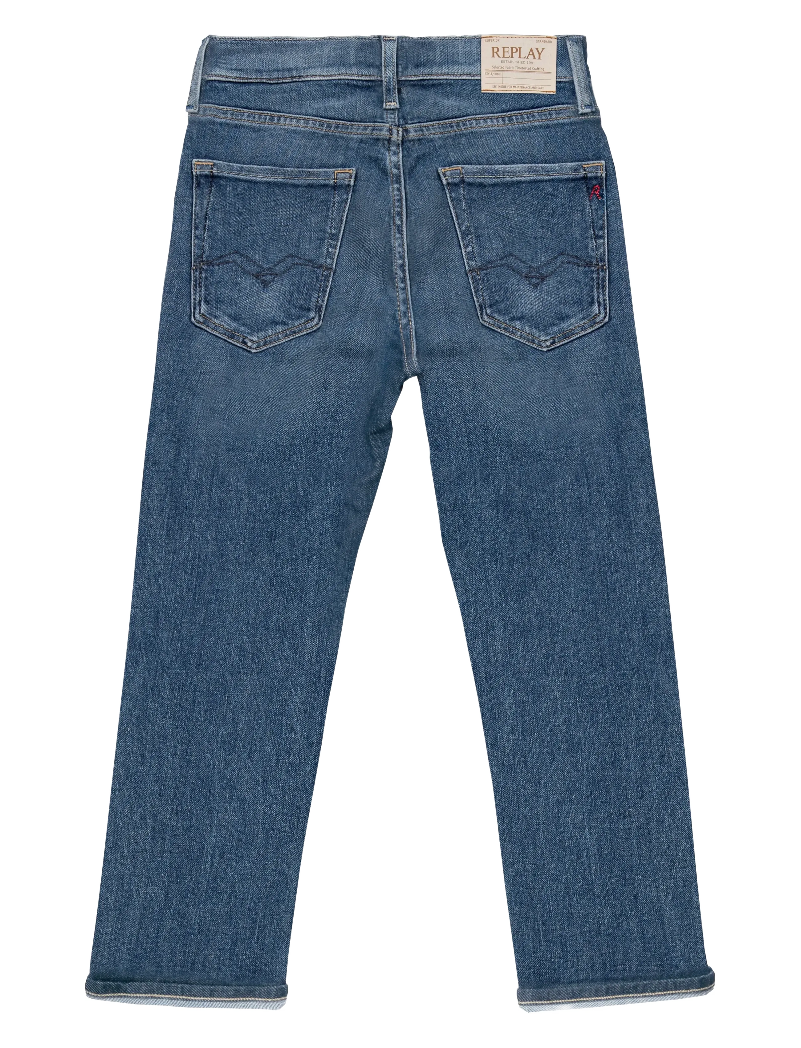 Replay - THAD Trousers REGULAR - regular jeans - medium blue - 1