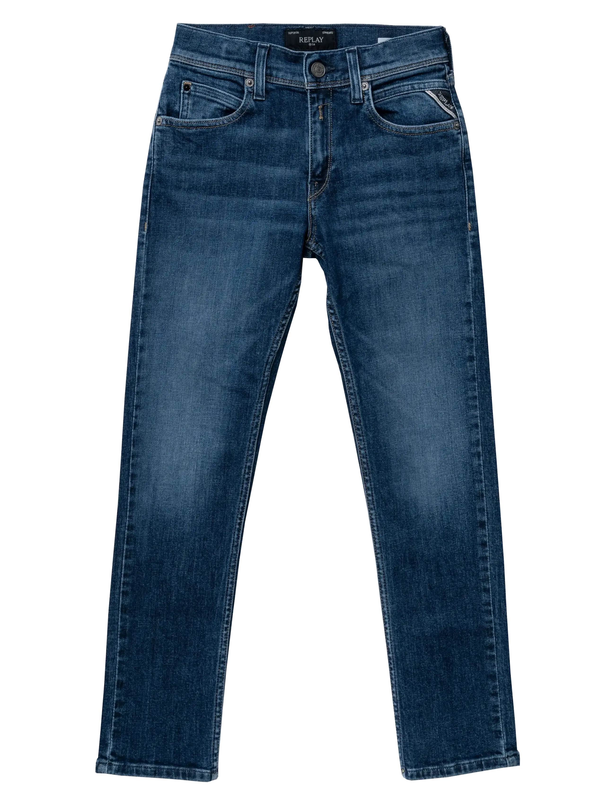 Replay WALLYS Trousers SUPER SLIM - Jeans - BLUE / blue