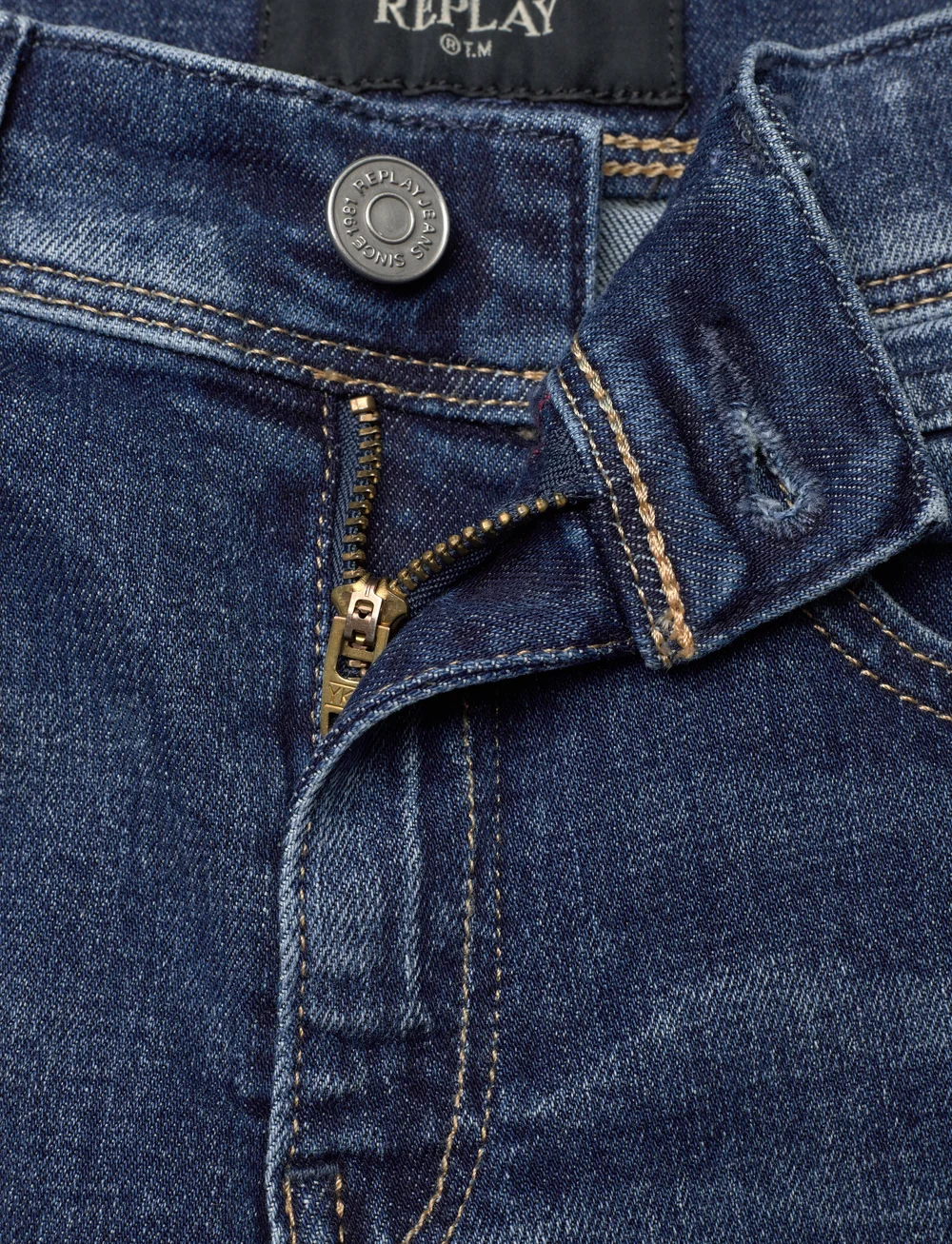 Replay - WALLYS Trousers SUPER SLIM - skinny jeans - blue - 4