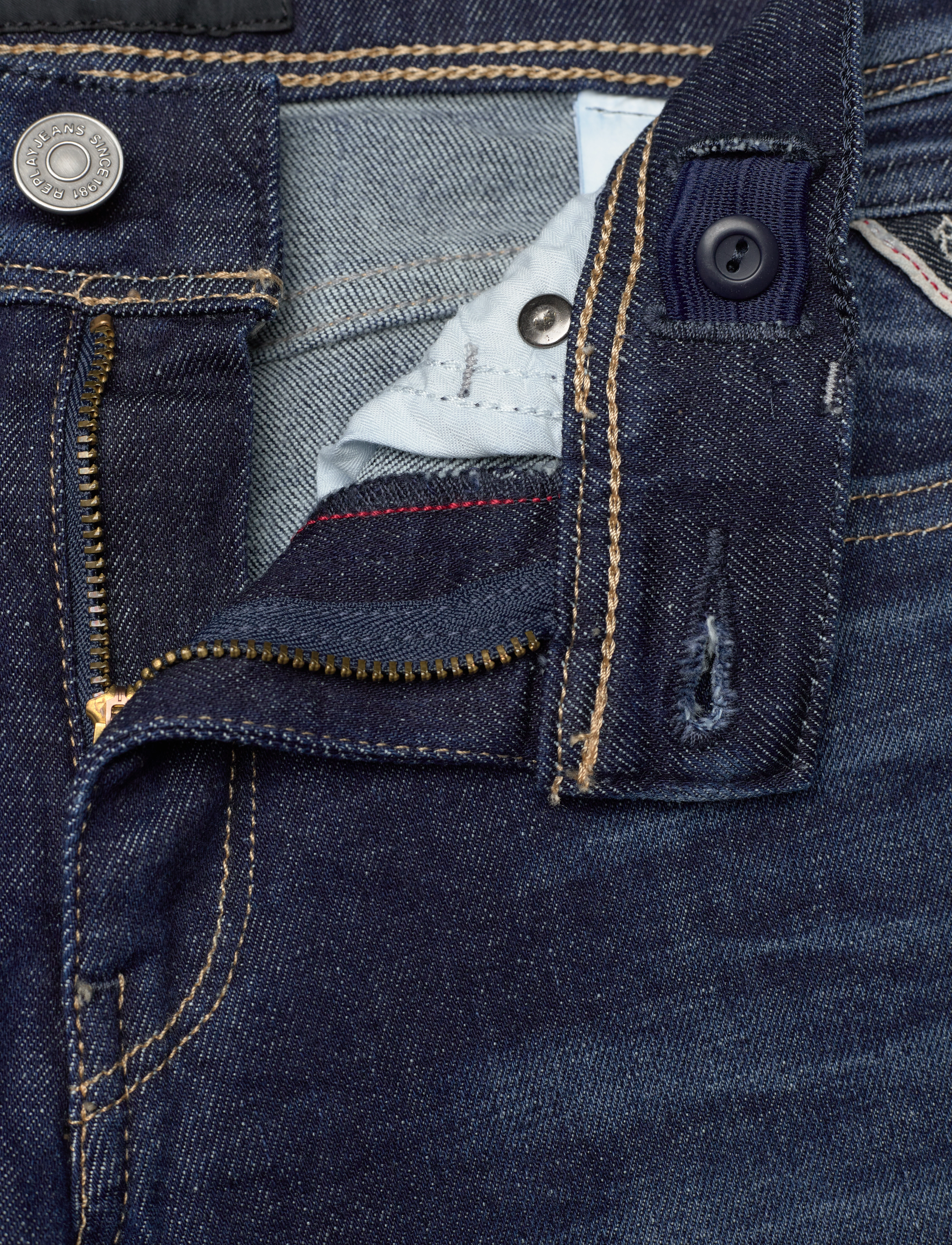 Replay - WALLYS Trousers SUPER SLIM - slim jeans - blue - 3