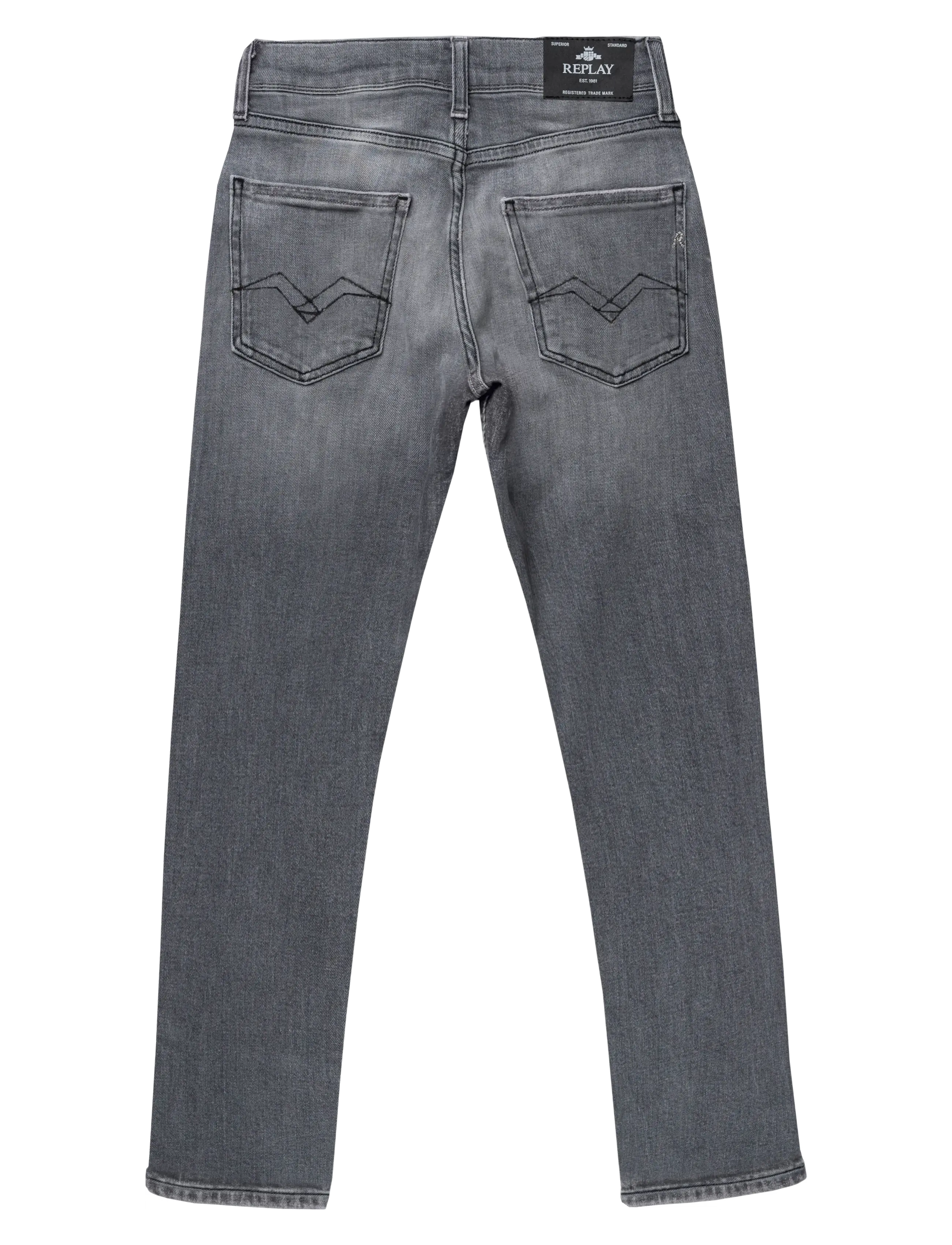 Replay - WALLYS SUPER SLIM   DENIM Trousers - grey - 1
