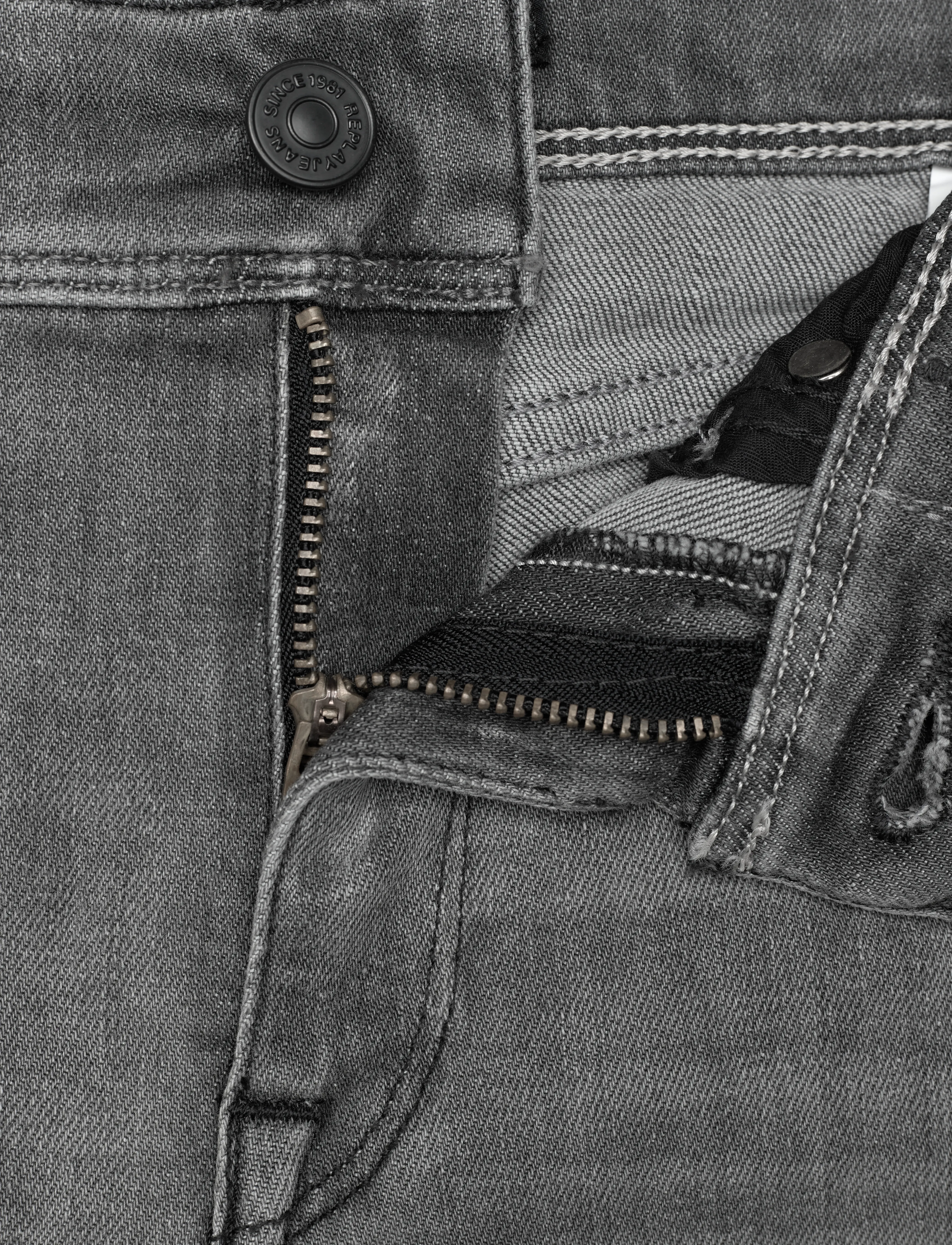 Replay - WALLYS SUPER SLIM   DENIM Trousers - grey - 3