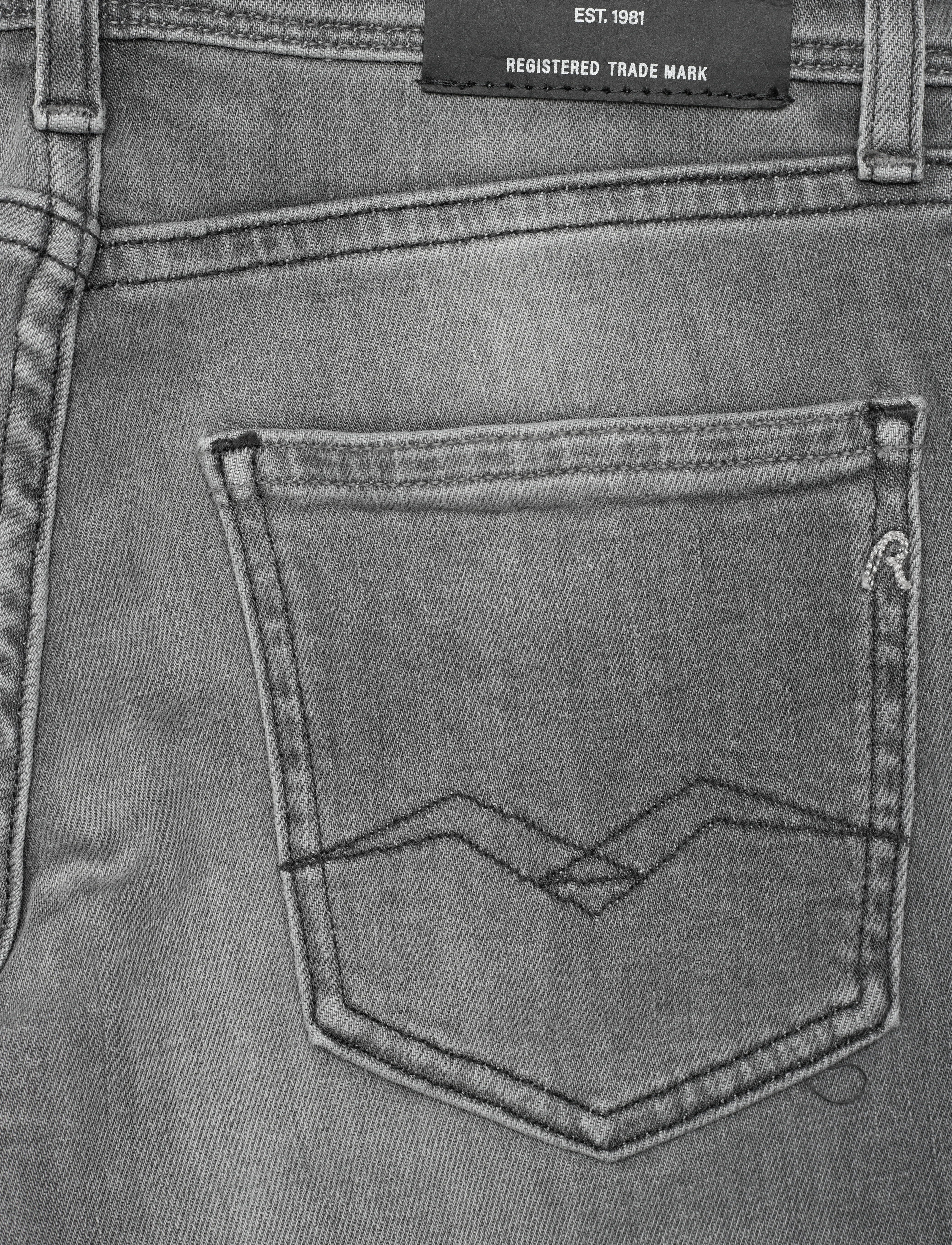 Replay - WALLYS SUPER SLIM   DENIM Trousers - grey - 4