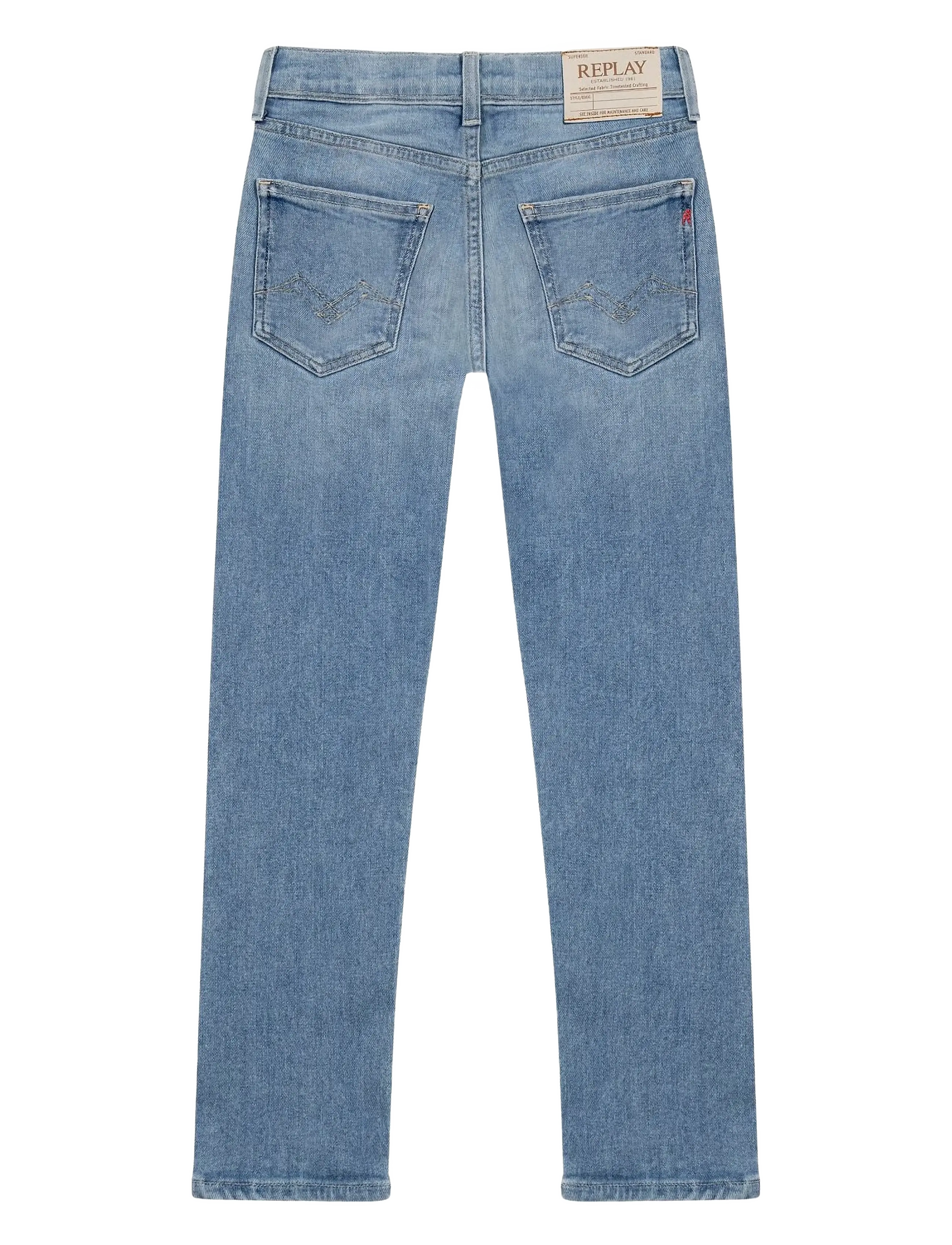 Replay - WALLYS Trousers SUPER SLIM - jeans skinny - blue - 1