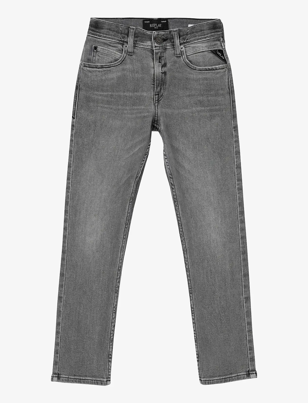 Replay - WALLYS Trousers SUPER SLIM - dżinsy skinny fit - medium grey - 0