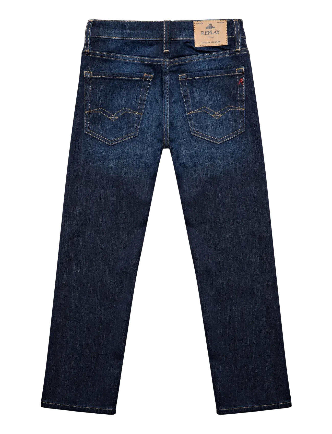 Replay WALLYS Trousers SUPER SLIM - Tagasi kooli - BLUE / blue