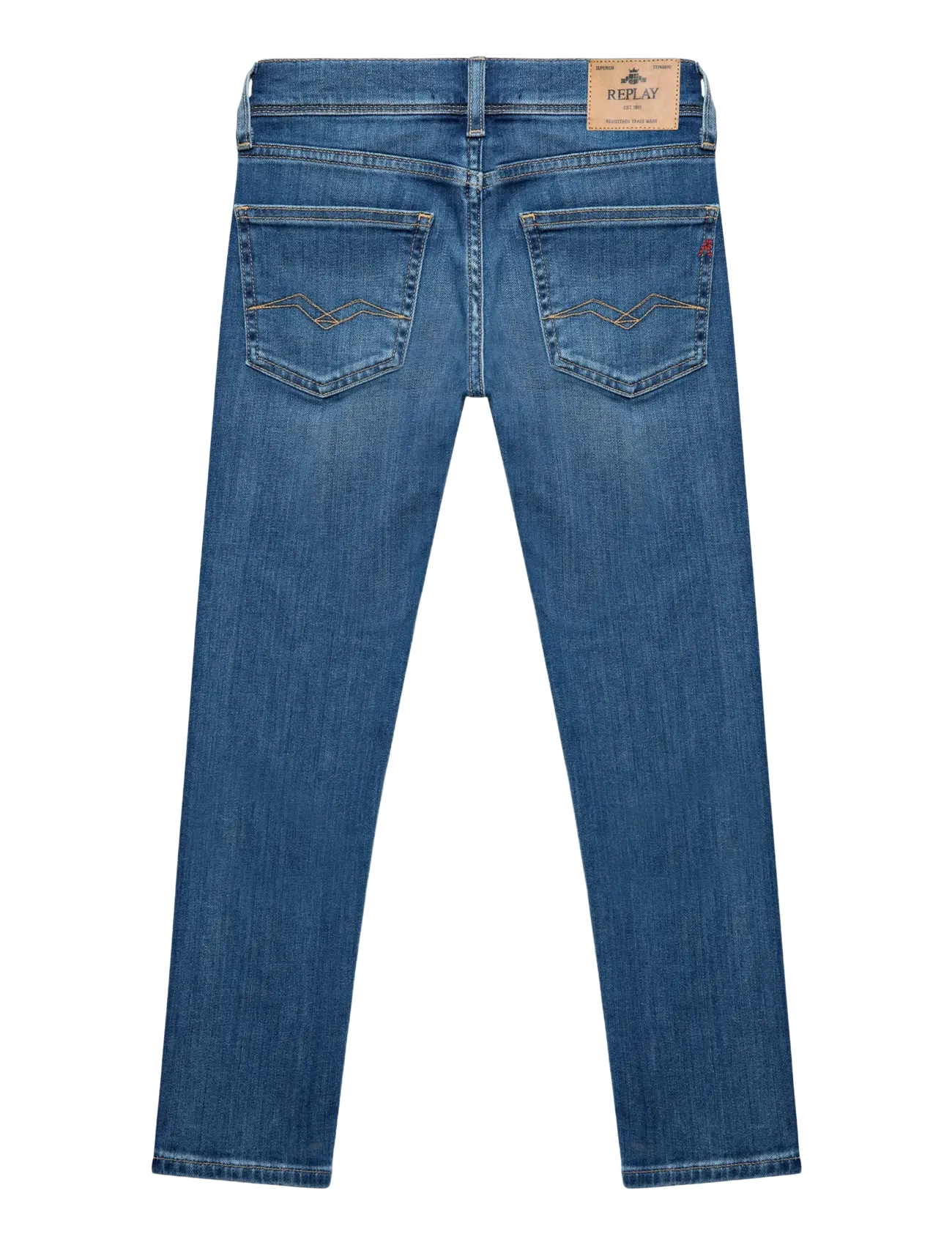 Replay WALLYS Trousers SUPER SLIM - Kleidung - BLUE / blue