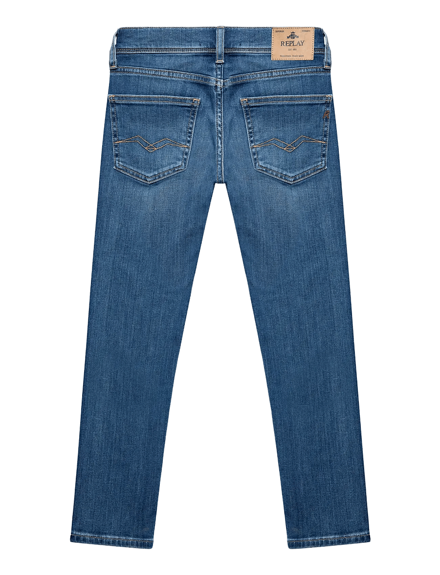 Replay - WALLYS Trousers SUPER SLIM - skinny jeans - blue - 0