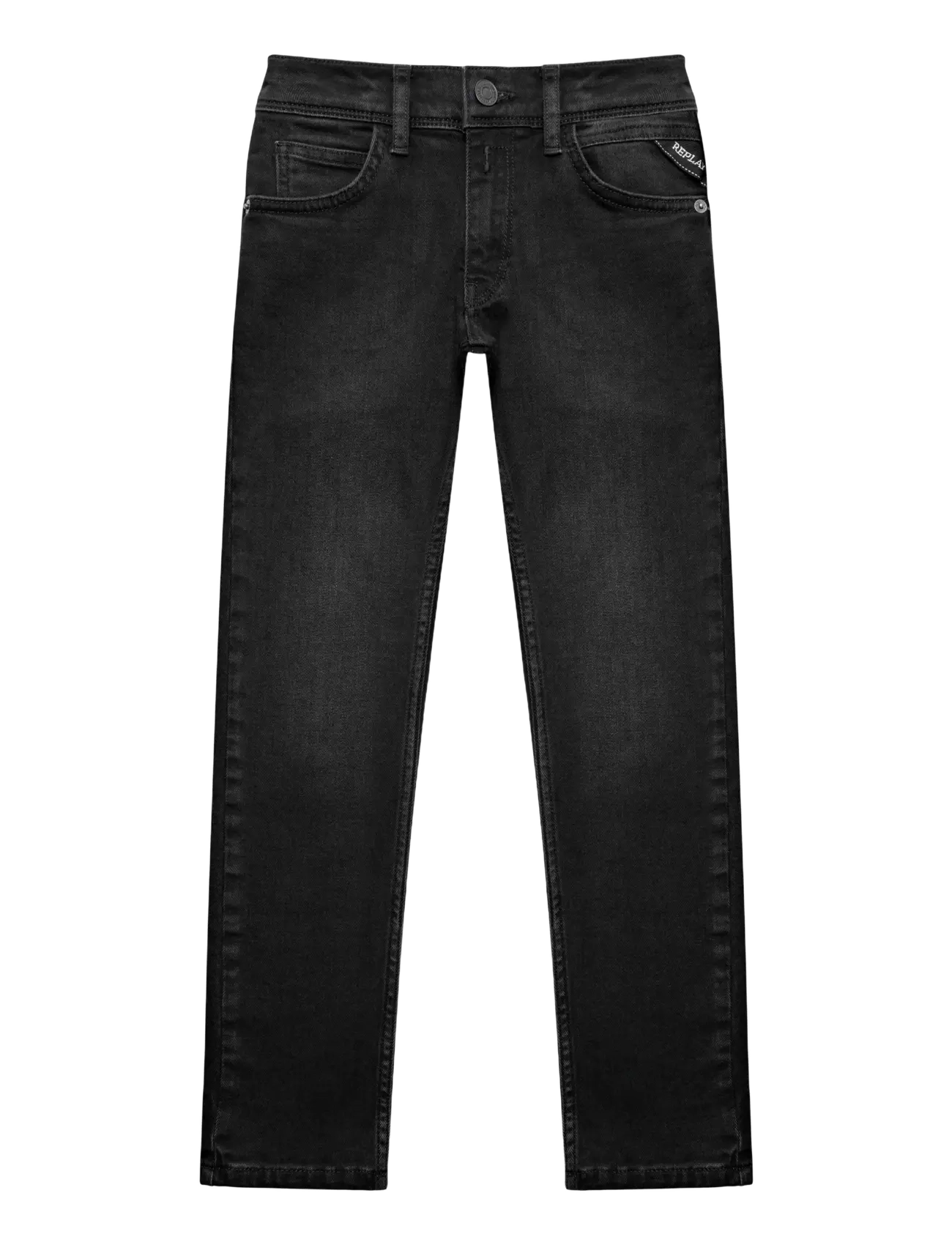 Replay - WALLYS Trousers SUPER SLIM - kitsad teksad - black - 1