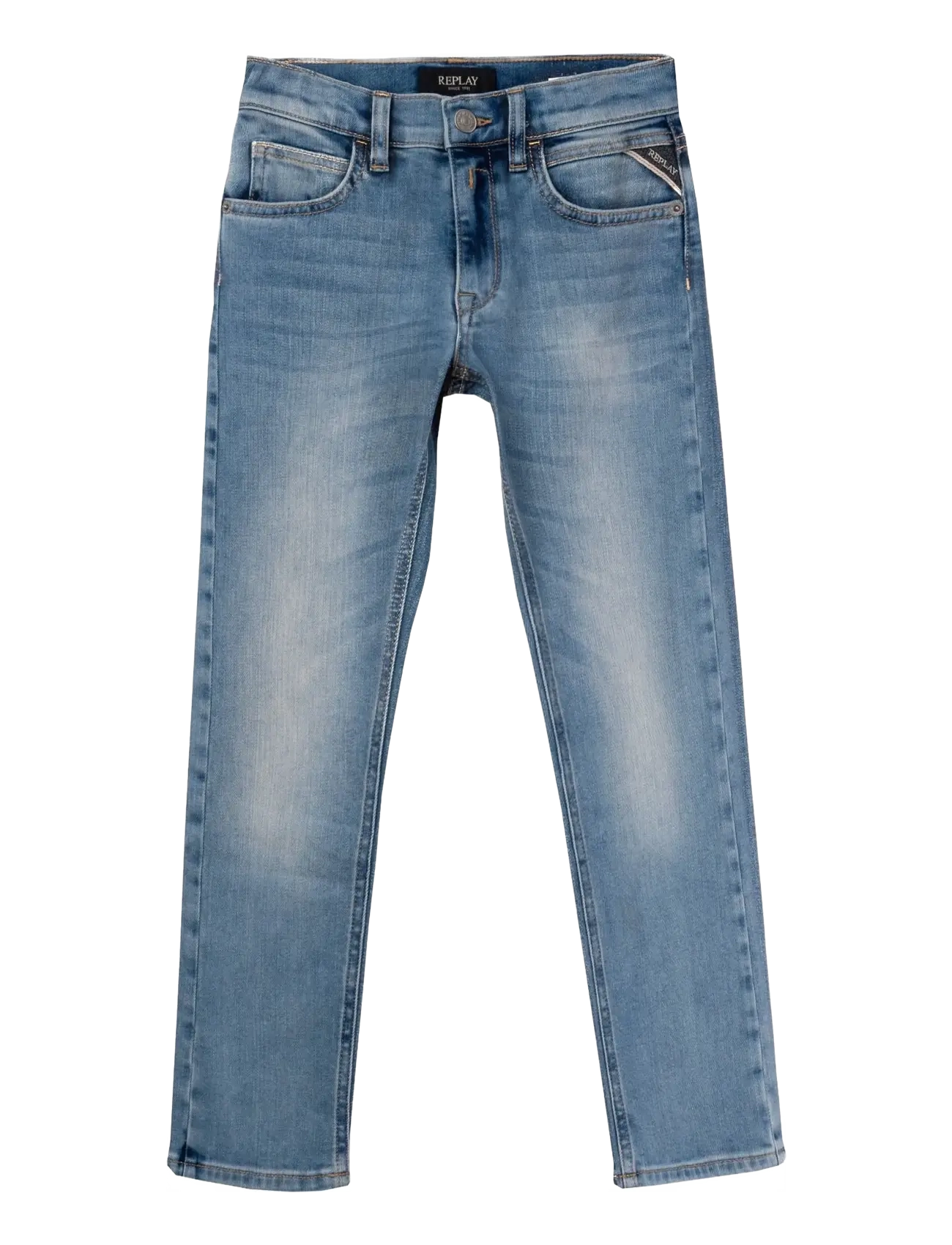 Replay ZIKRY Trousers SLIM Replay Basics - Replay - BLUE / blue