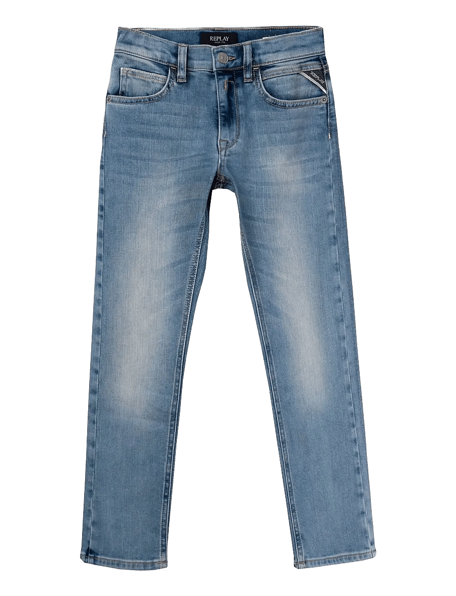 Replay - ZIKRY SLIM Replay Basics DENIM Trousers - skinny jeans - blue - 0