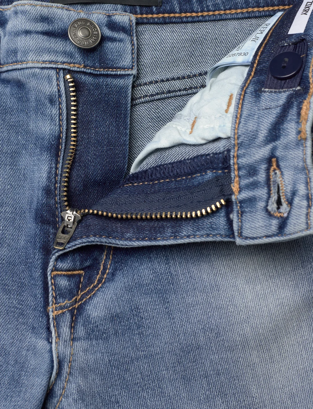 Replay - ZIKRY Trousers SLIM Replay Basics - skinny jeans - blue - 3