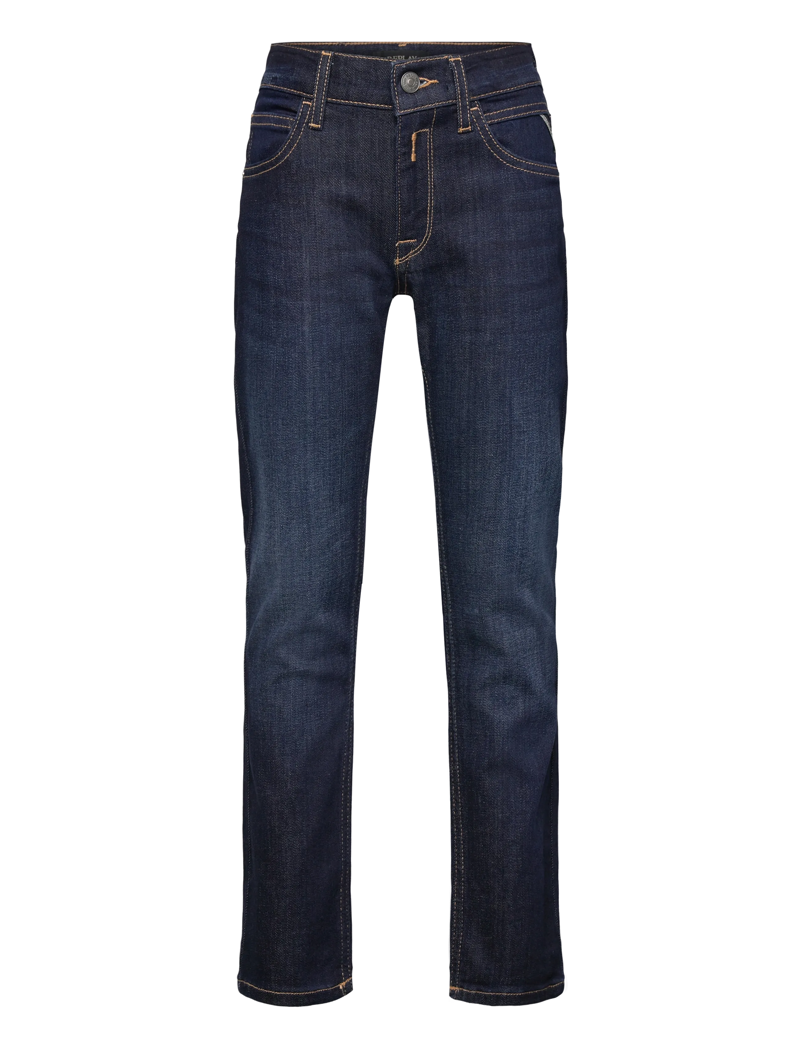 Replay Zikry Trousers Slim Replay Basics, Slim Fit Jeans, Blå, Str: 14 A