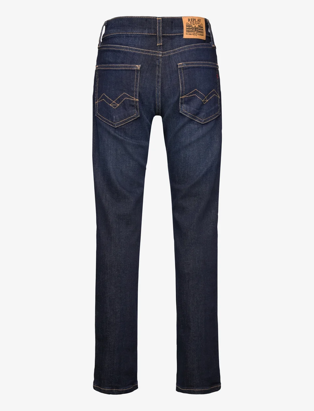 Replay - ZIKRY Trousers SLIM Replay Basics - regular piegriezuma džinsa bikses - blue - 1