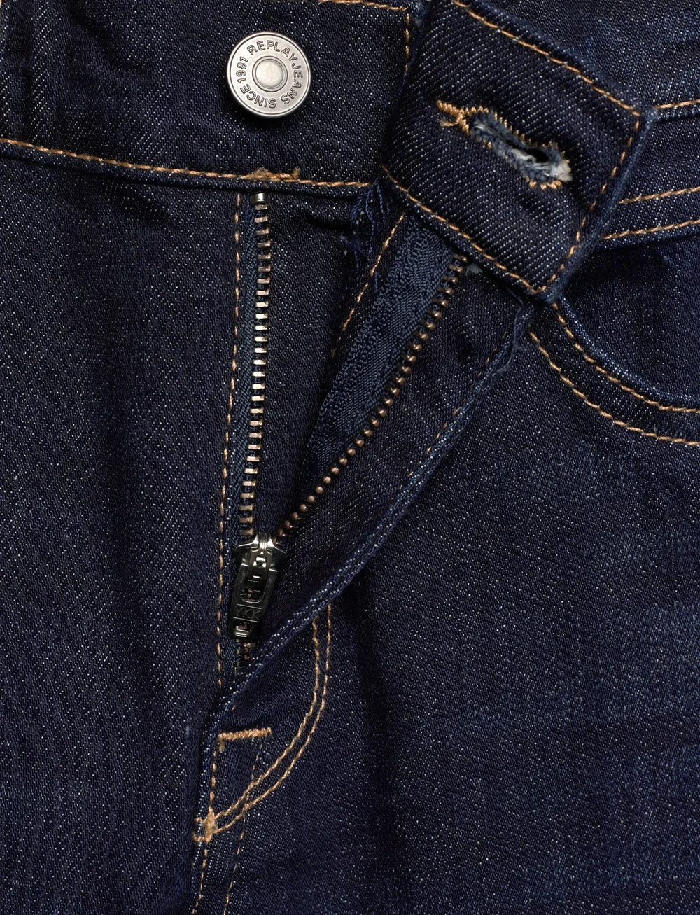 Replay - ZIKRY Trousers SLIM Replay Basics - regular piegriezuma džinsa bikses - blue - 3