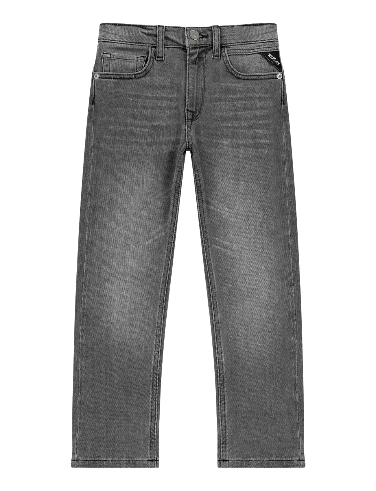REPLAY Subjey Regular Replay Basics Denim Hosen Grau - 8 A - Kinder