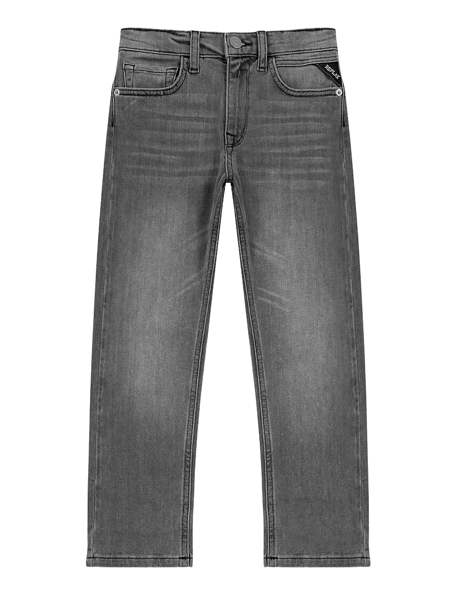Replay - SUBJEY REGULAR Replay Basics DENIM Trousers - grey - 0