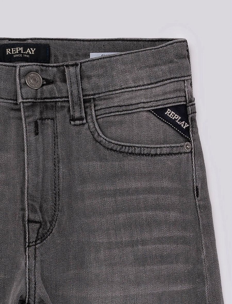 Replay - SUBJEY REGULAR Replay Basics DENIM Trousers - regular jeans - grey - 2