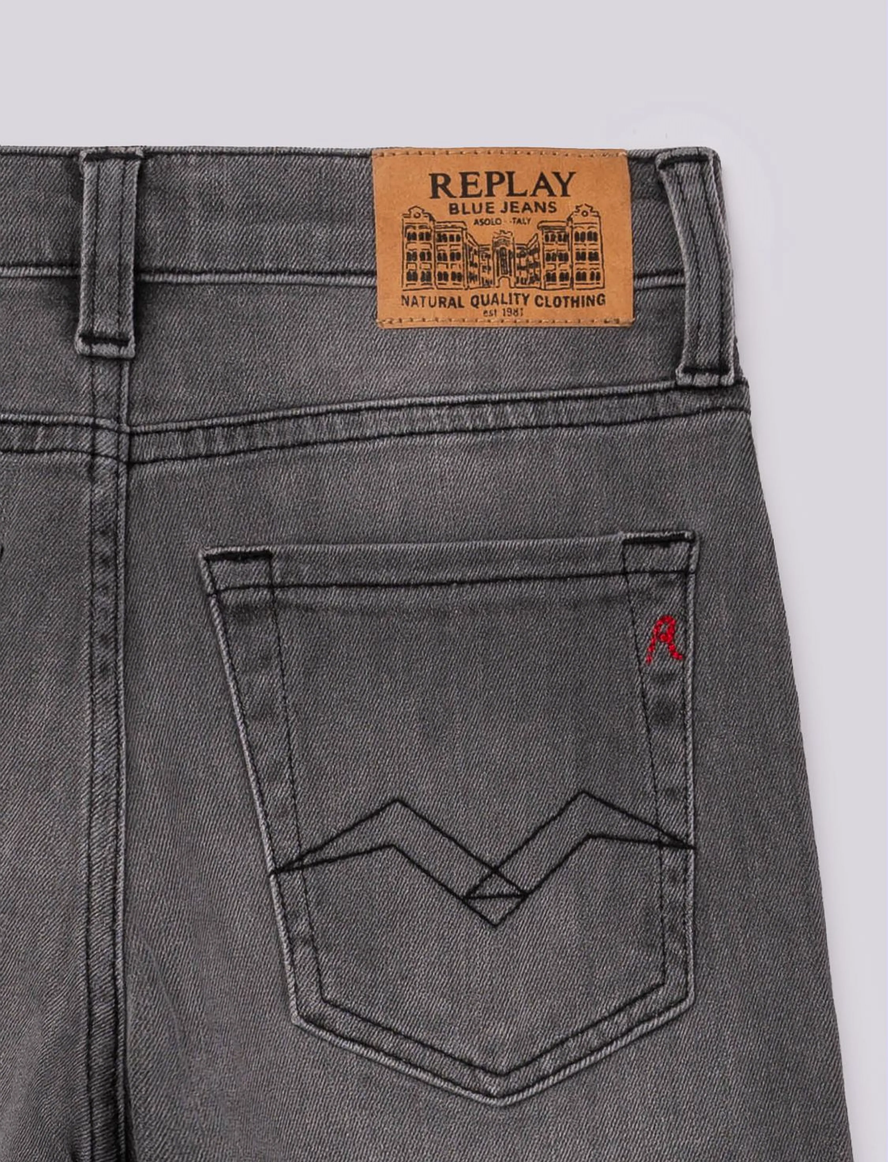 Replay - SUBJEY REGULAR Replay Basics  DENIM Trousers - regular jeans - grey - 3