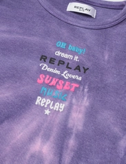 Replay - T-Shirt - t-krekli ar īsām piedurknēm - tie & dye pink - violet - 2