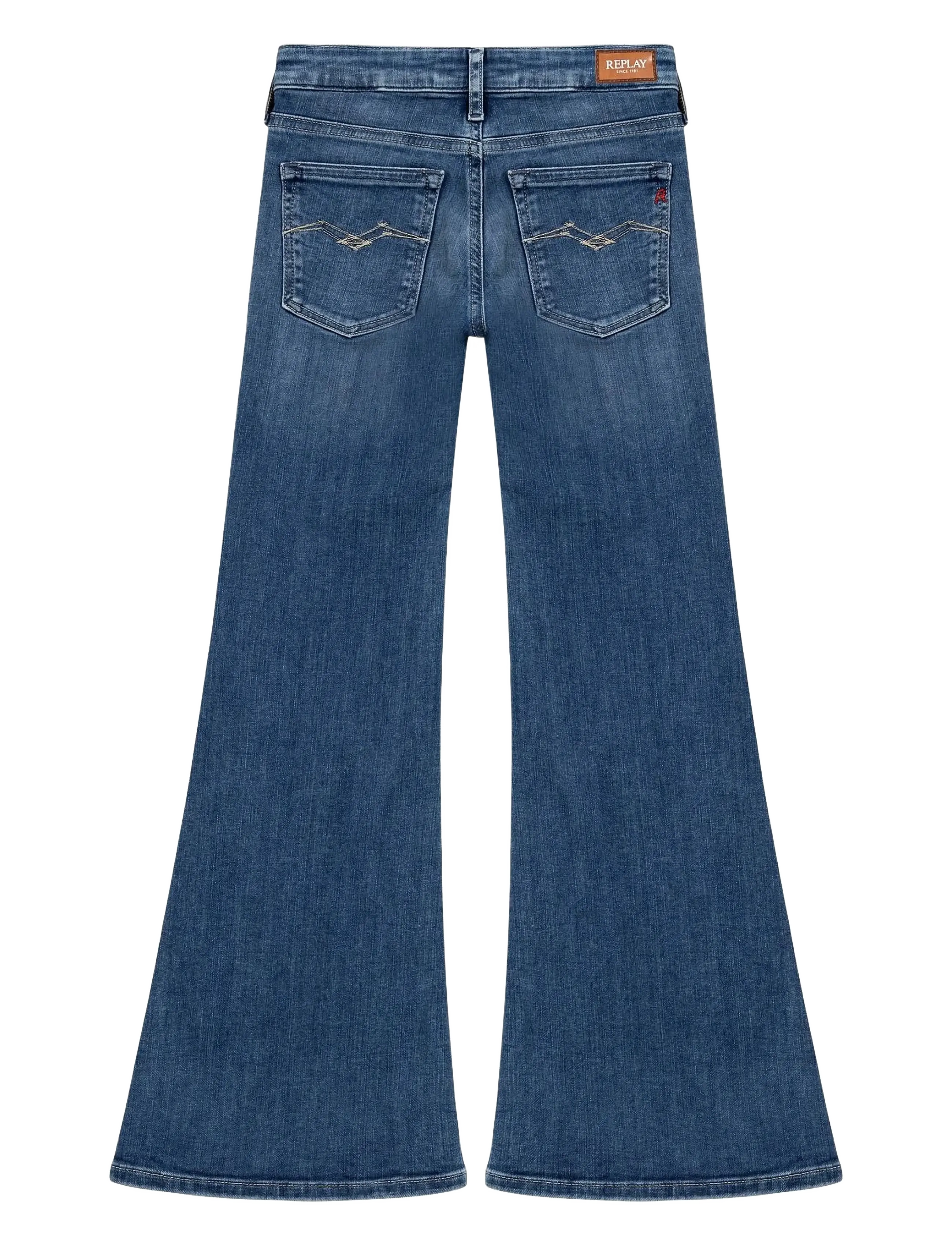 Replay AVRY Trousers FLARE - Shop by age - BLUE / blue