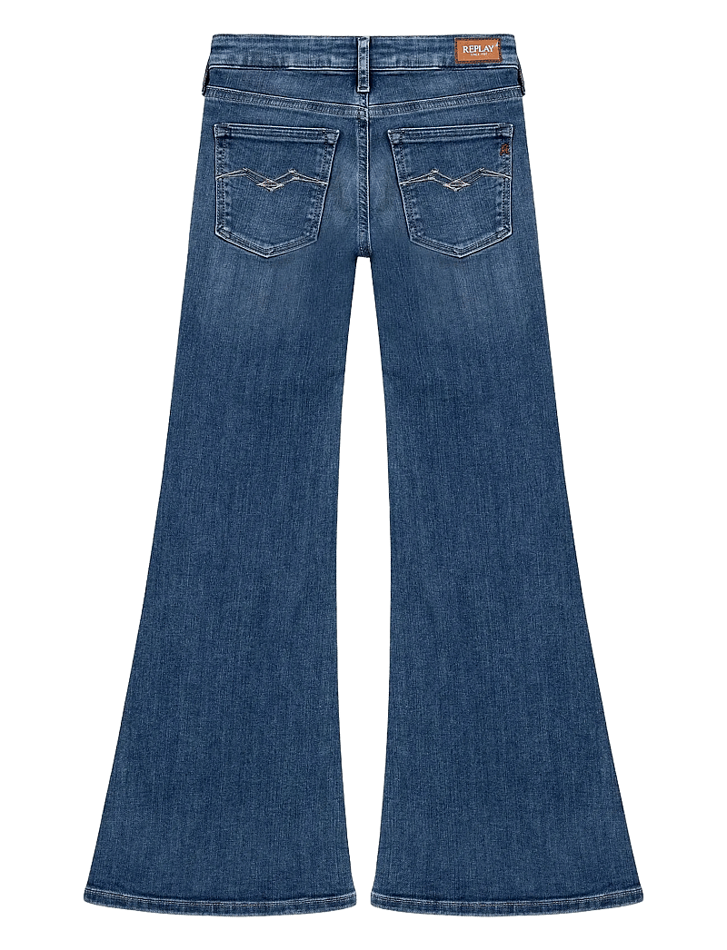 Replay - AVRY Trousers FLARE - bootcut jeans - blue - 0