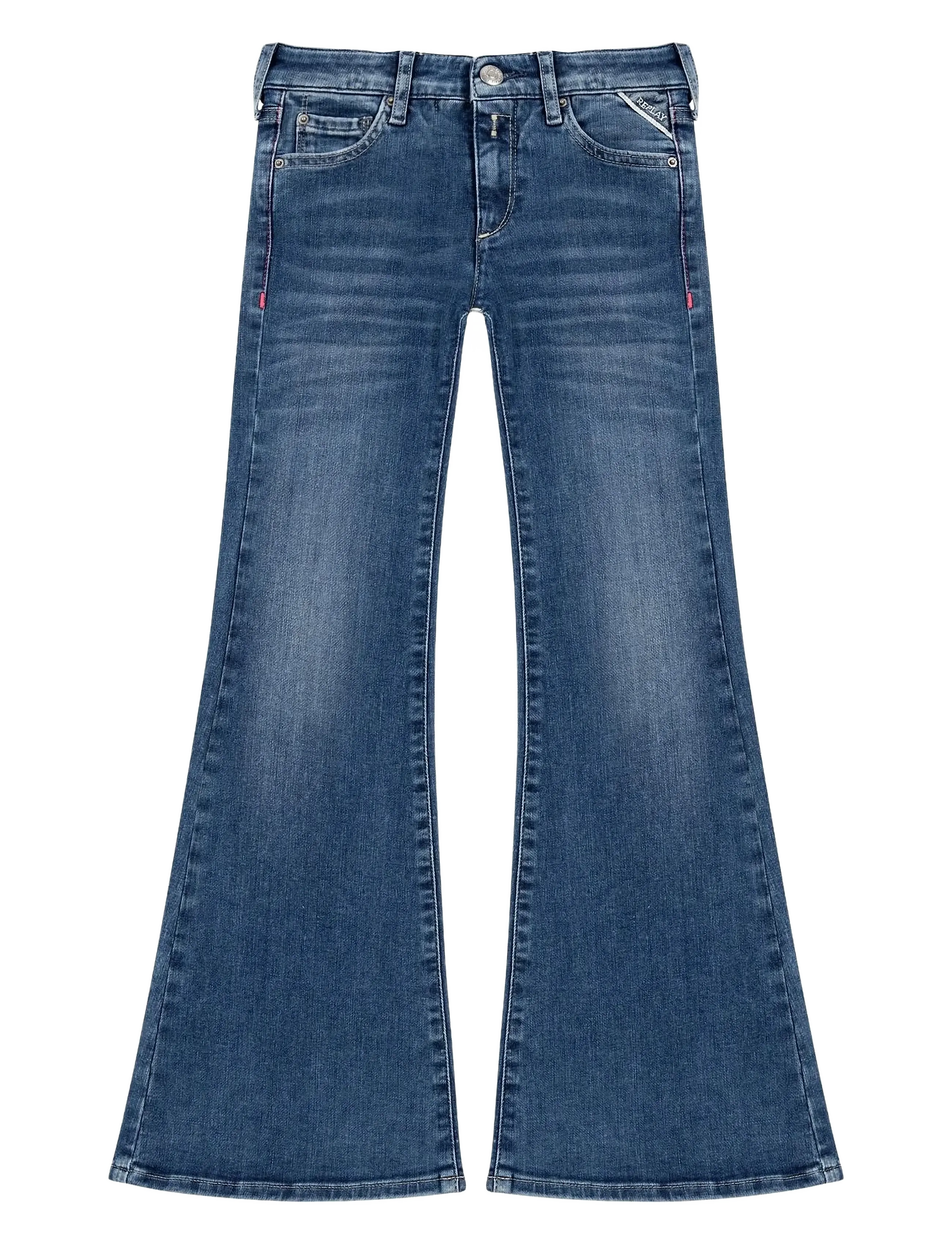 Replay AVRY Trousers FLARE - Jeans - BLUE / blue