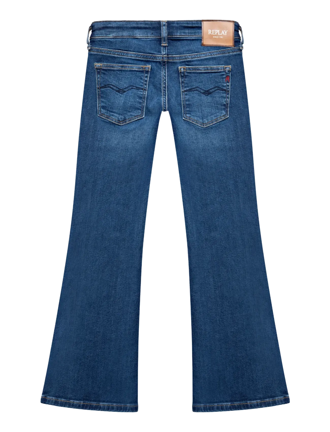 Replay - AVRY Trousers FLARE - blue - 1