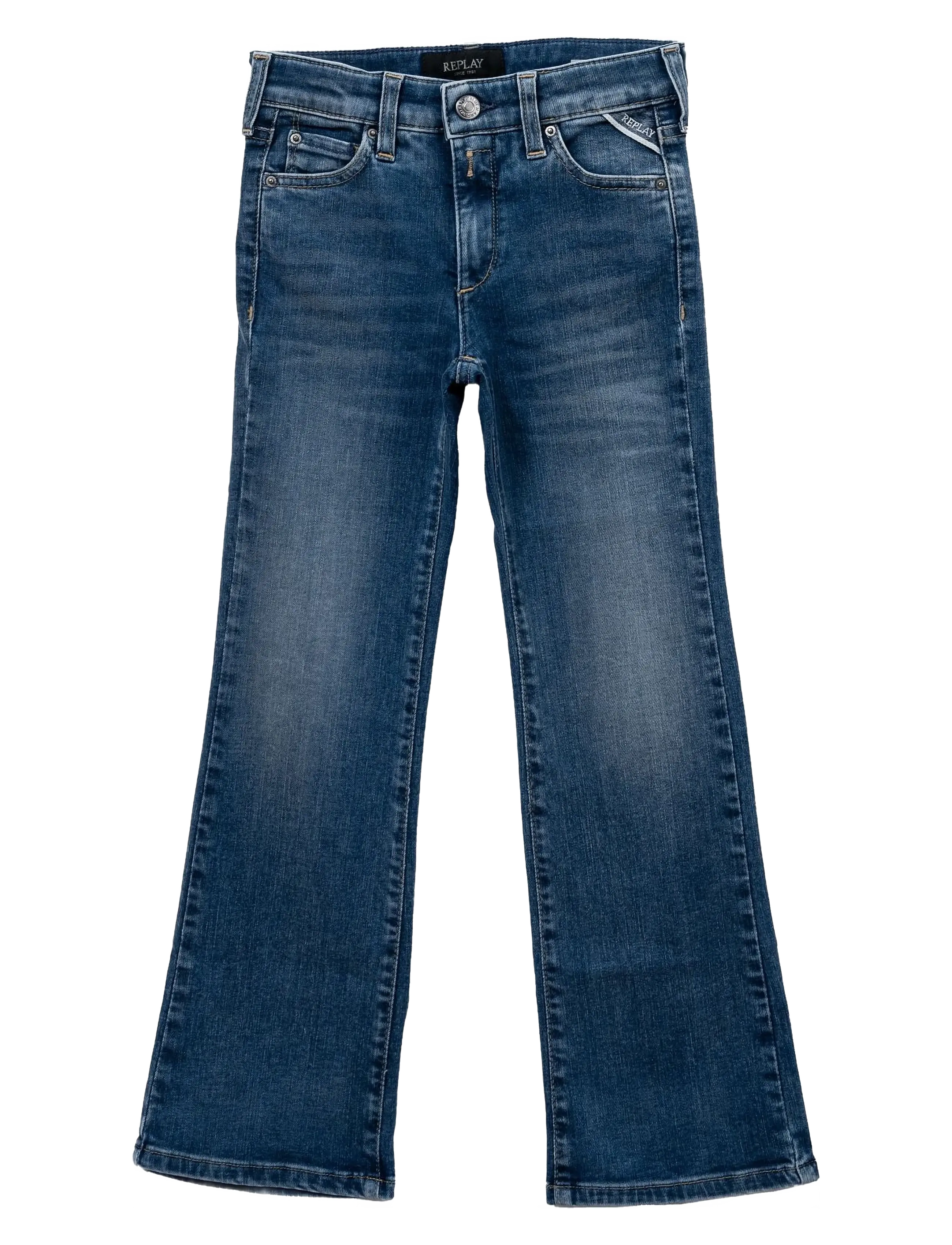 Replay AMISTA Trousers BOOTCUT - Shop by age - MEDIUM BLUE / blue