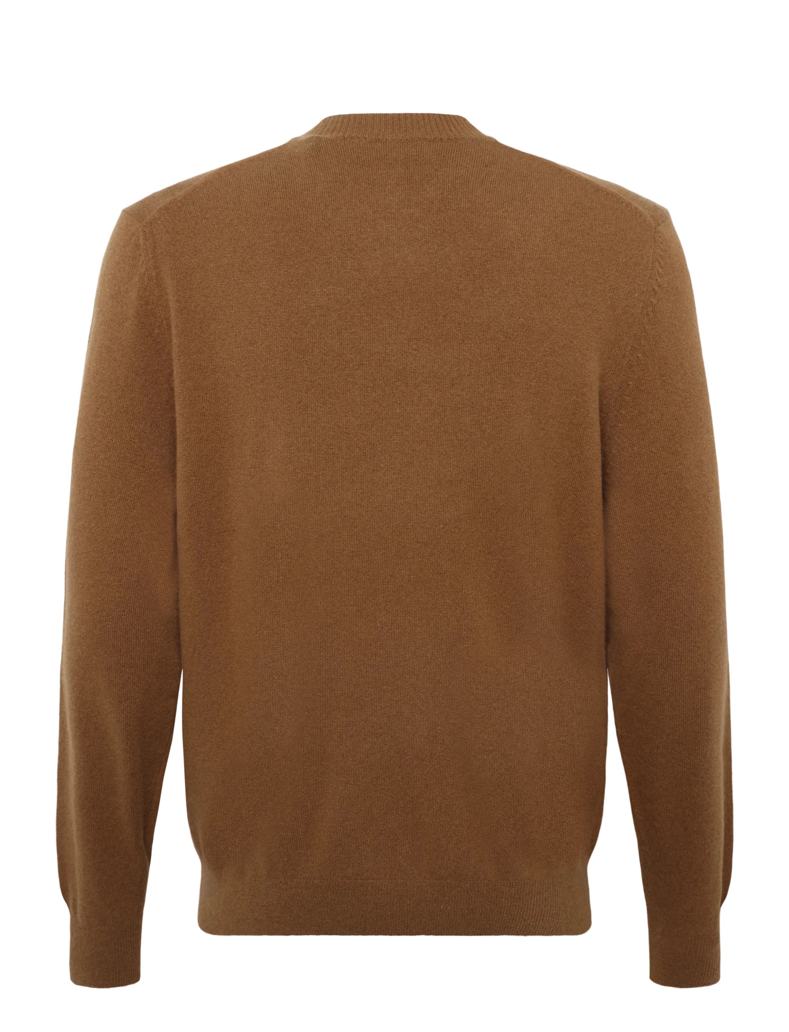 Replay - Sweater REGULAR RED LOGO - rundhals - brown - 2
