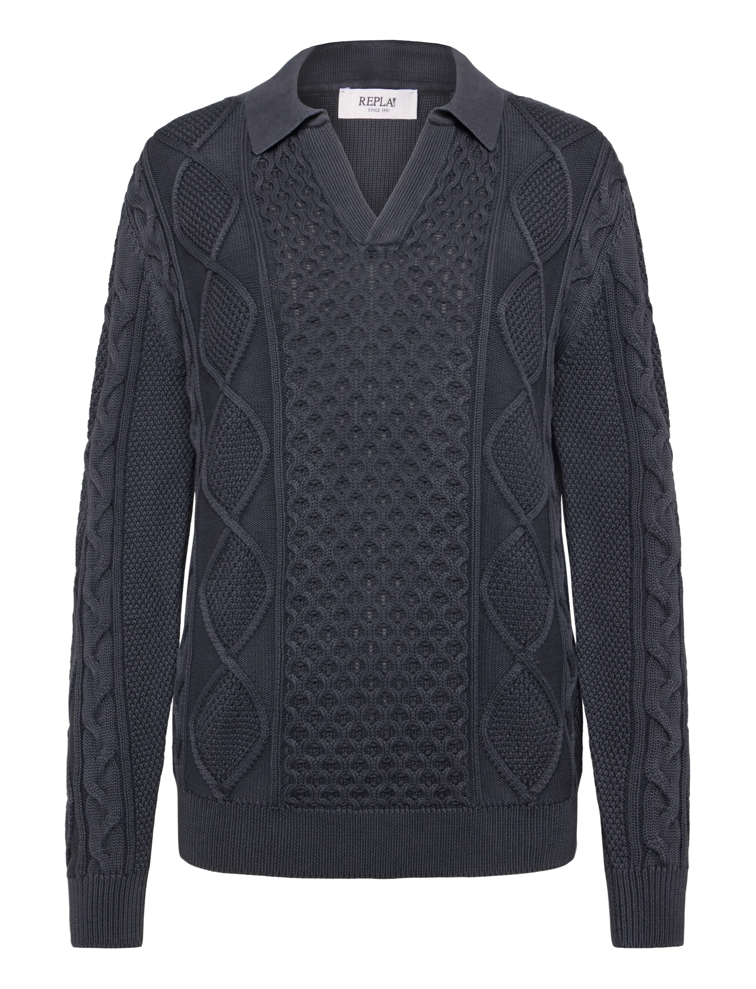 Replay - Sweater REGULAR - grey - 1
