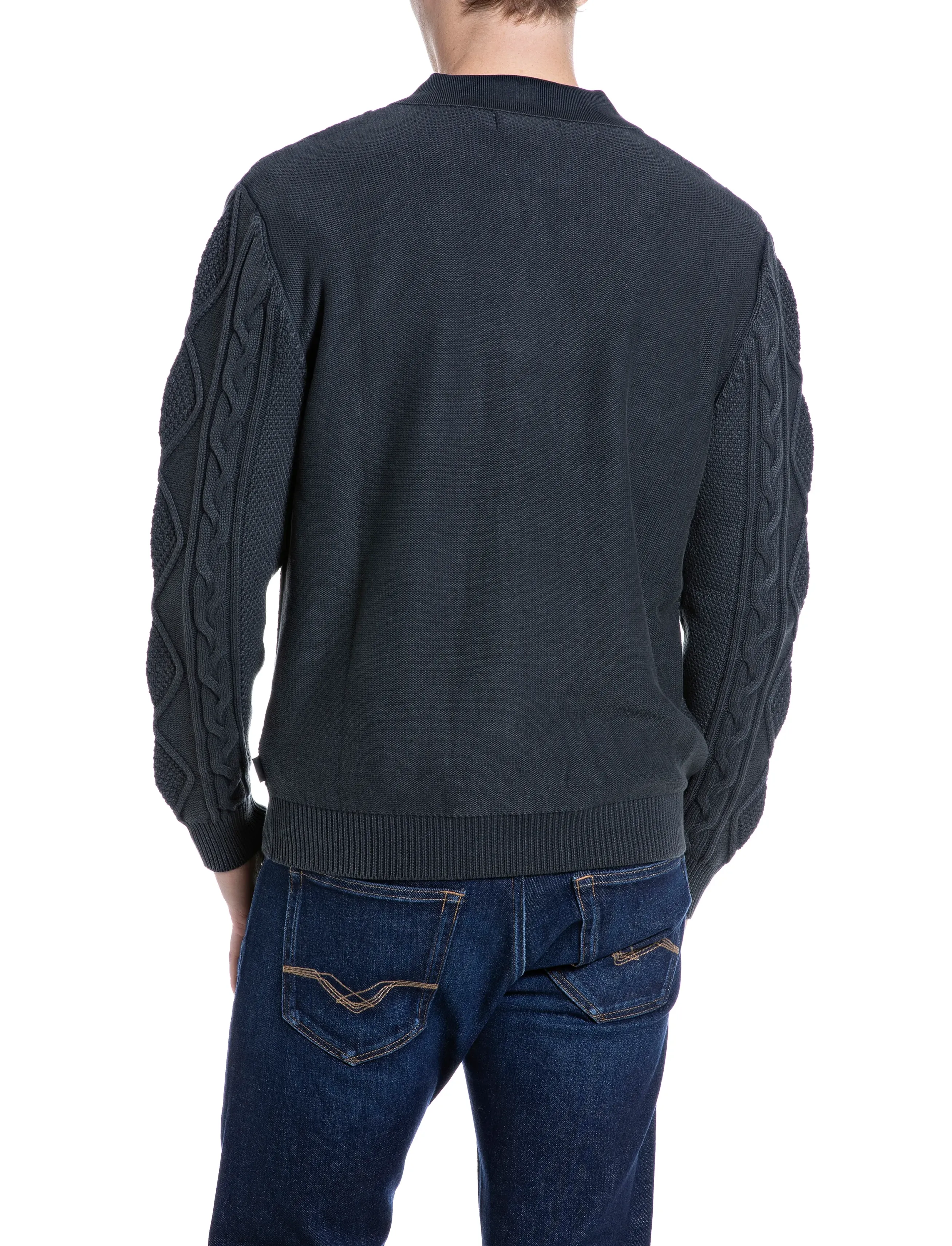 Replay - Sweater REGULAR - grey - 3