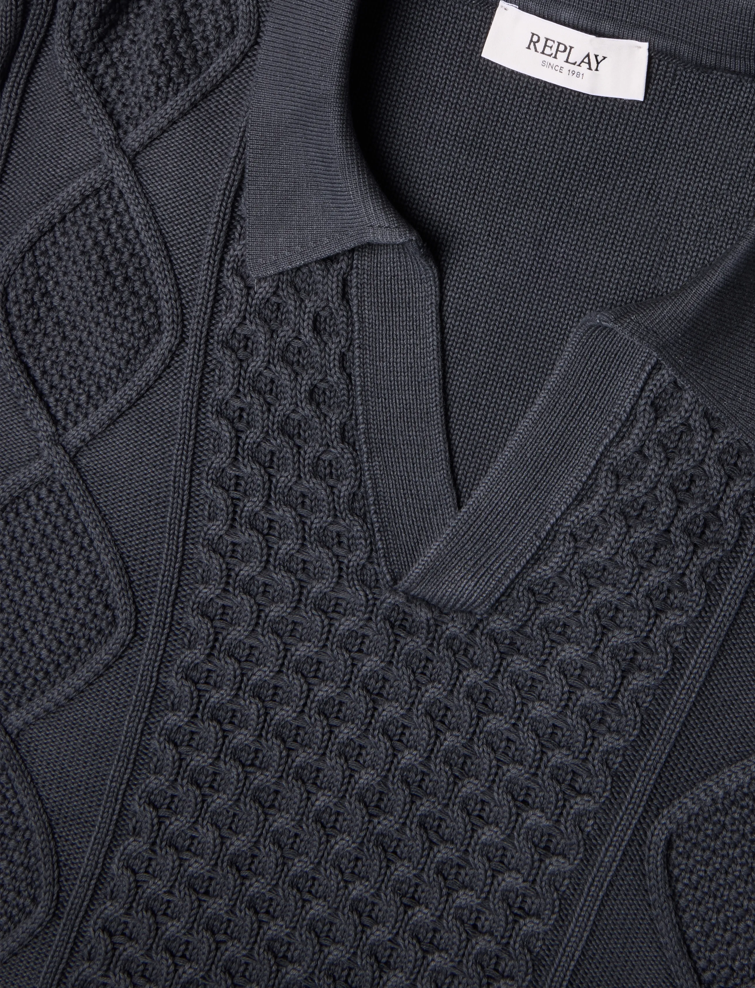 Replay - Sweater REGULAR - grey - 4