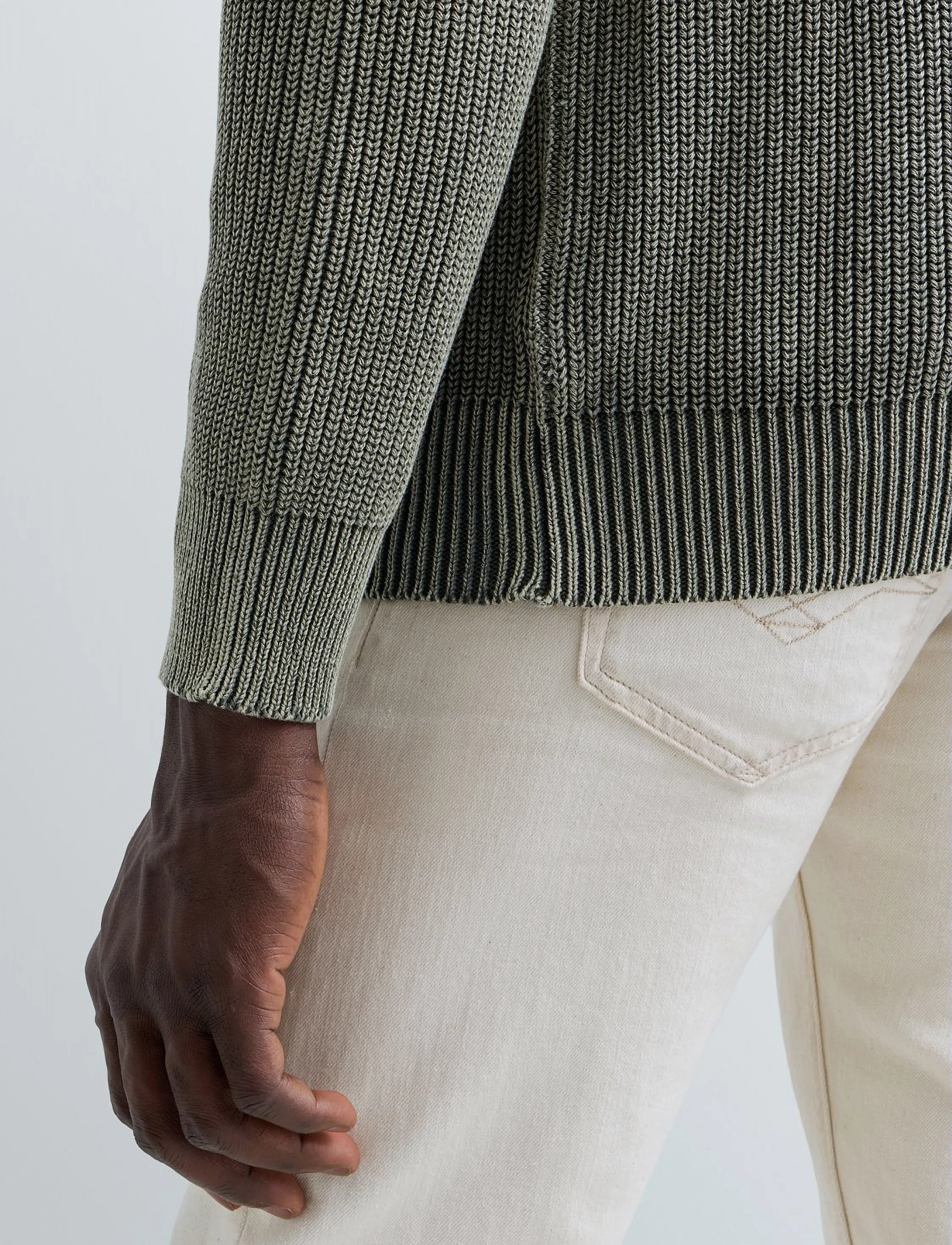Replay Sweater REGULAR - Strik - GREEN / green