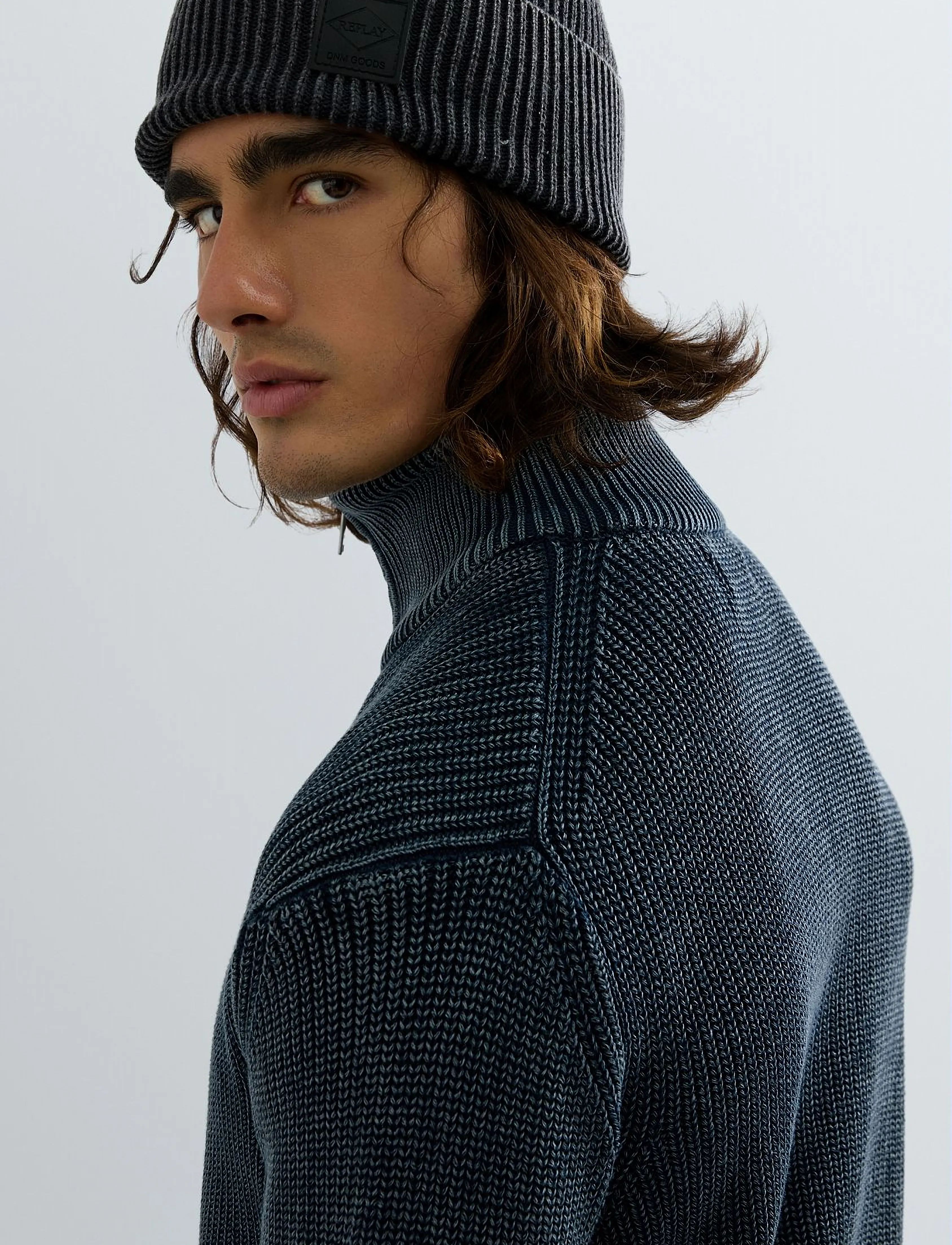 REPLAY Sweater Regular stickade tröjor herr – bild 7