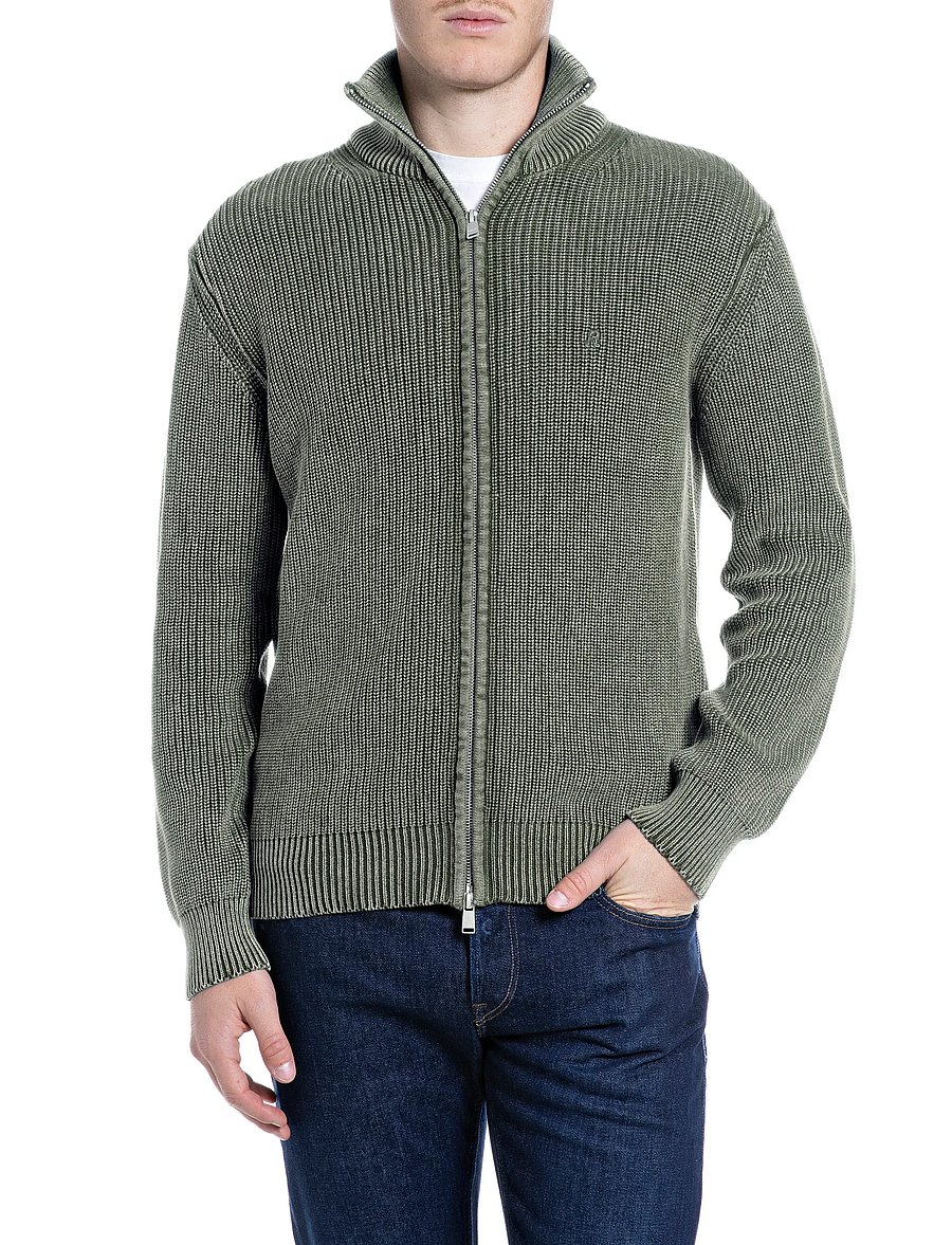 Replay - Sweater REGULAR - lukuga džemprid - green - 0